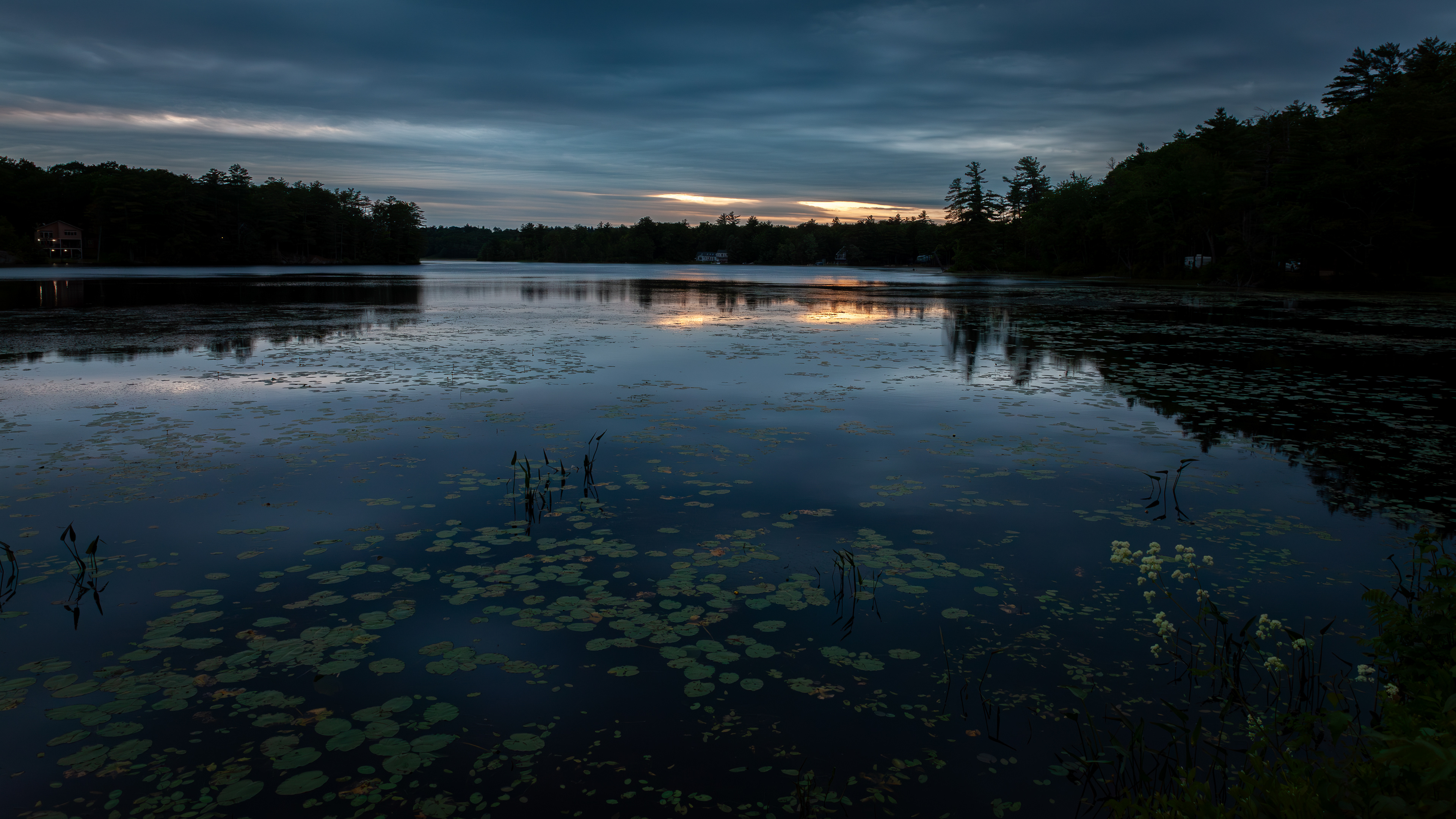 Shellcamp Pond Blue Hour No2