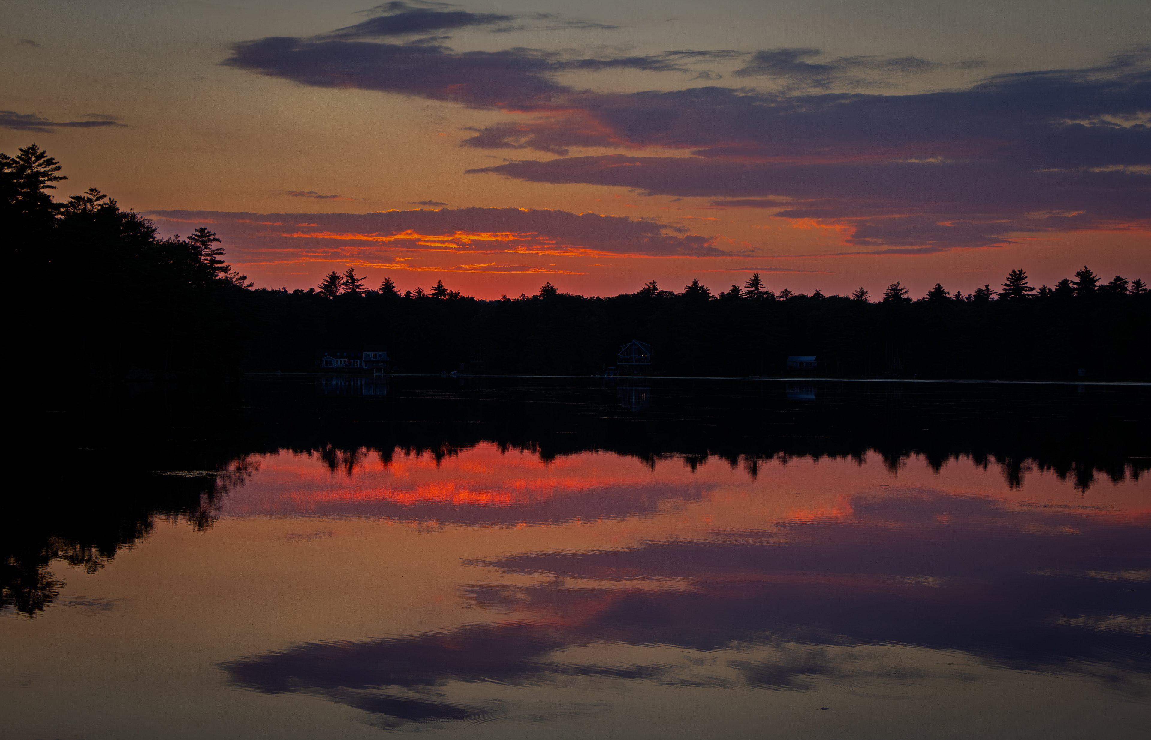Shellcamp Pond Sunset No8 - July 6, 2025