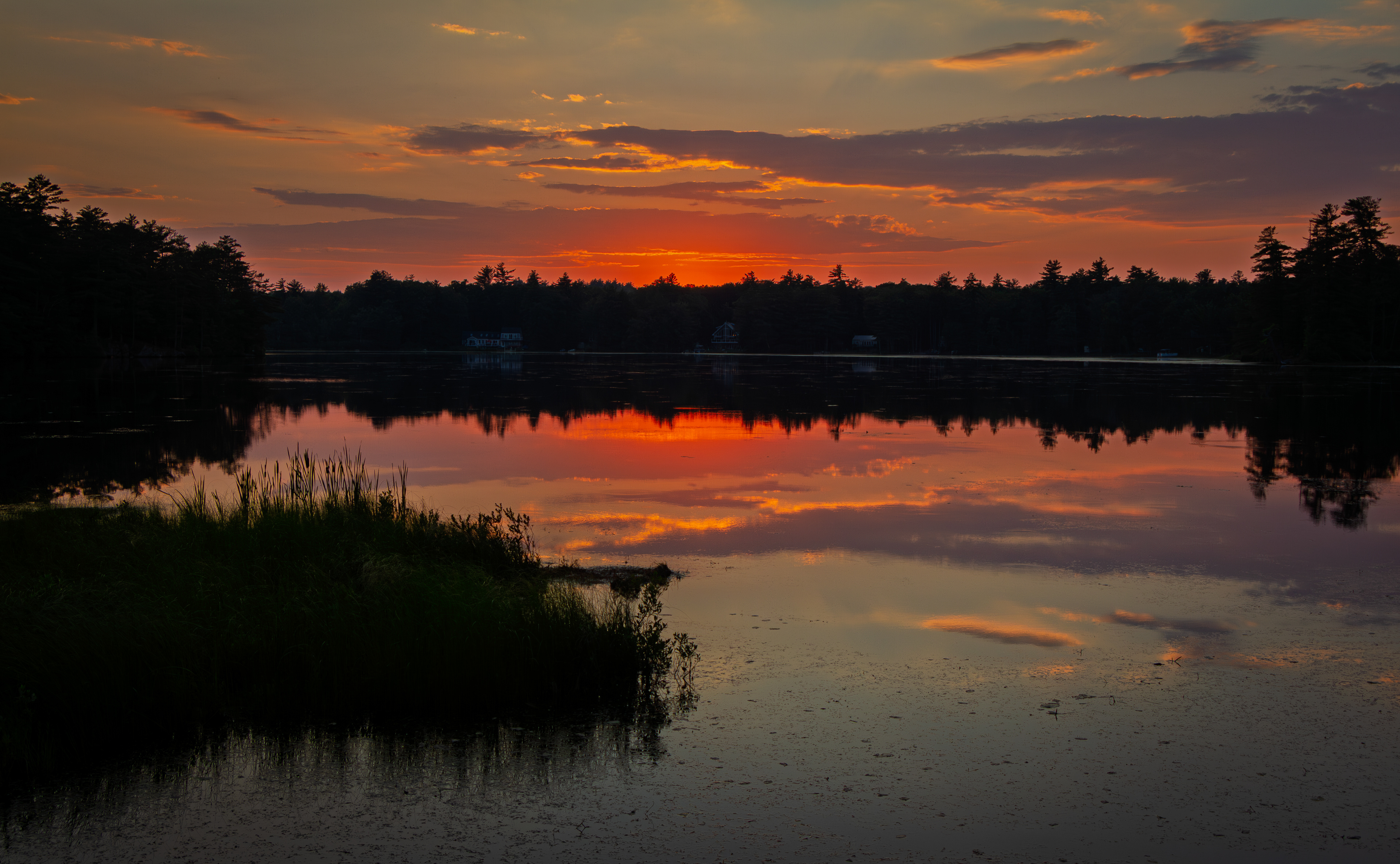 Shellcamp Pond Sunset No6 - July 6, 2025