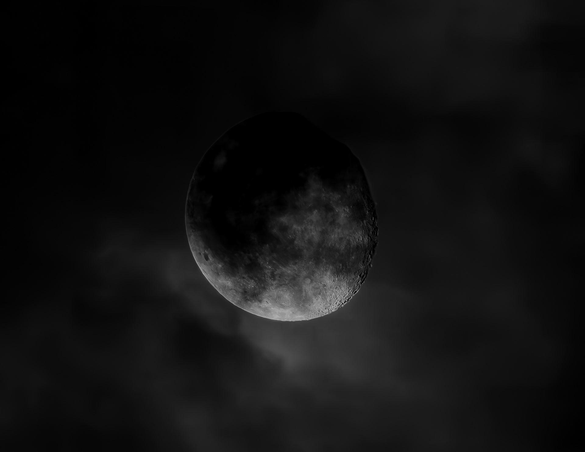 Waning Gibbous Moon No6