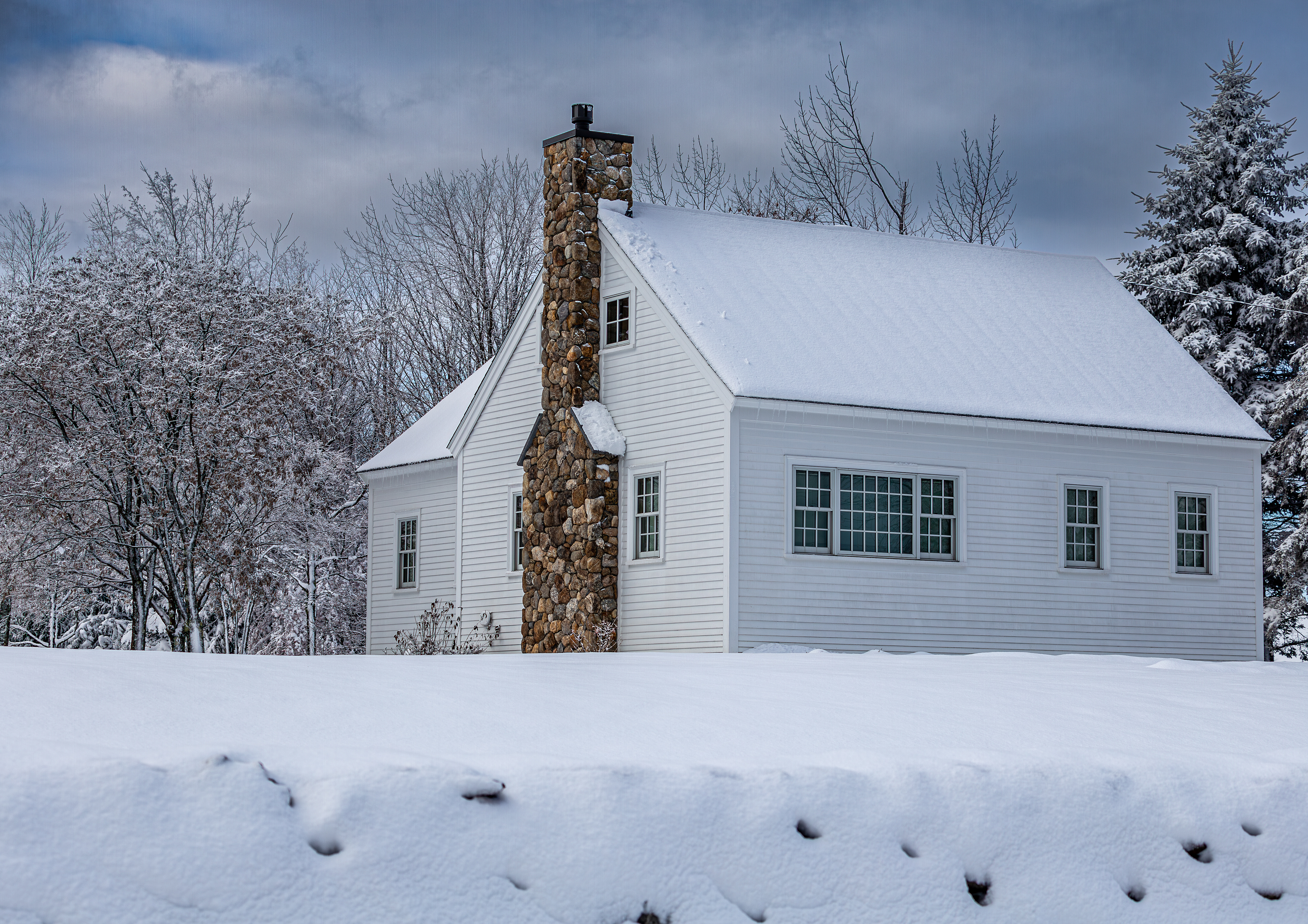 Field Stone Chimney