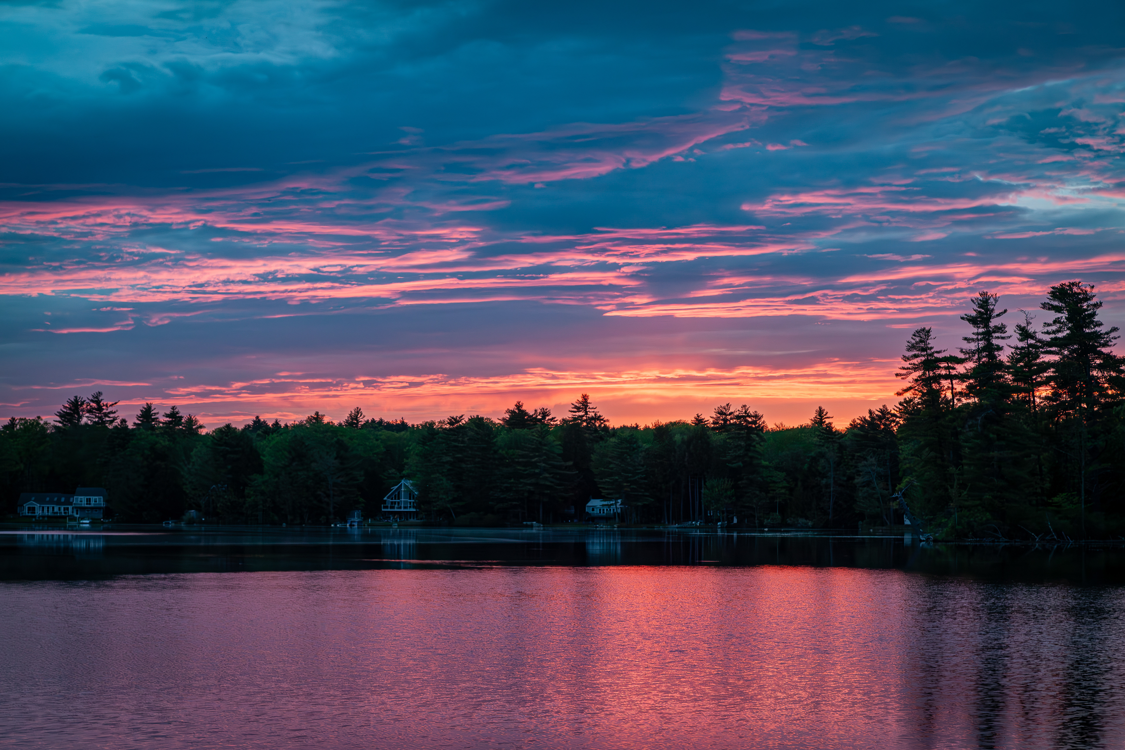 Post-Peak Afterglow at Shellcamp Pond