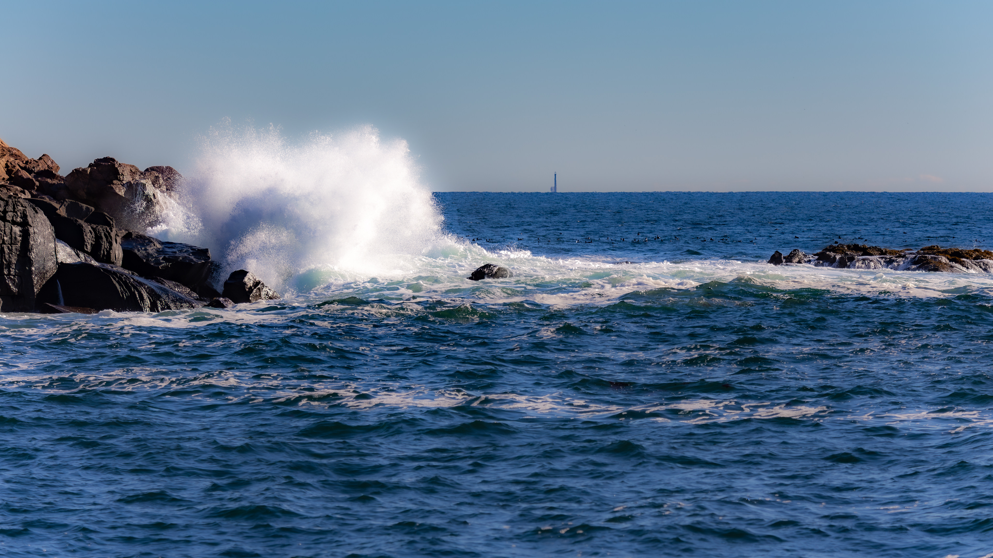 Crashing Surf at Nubble Island No3
