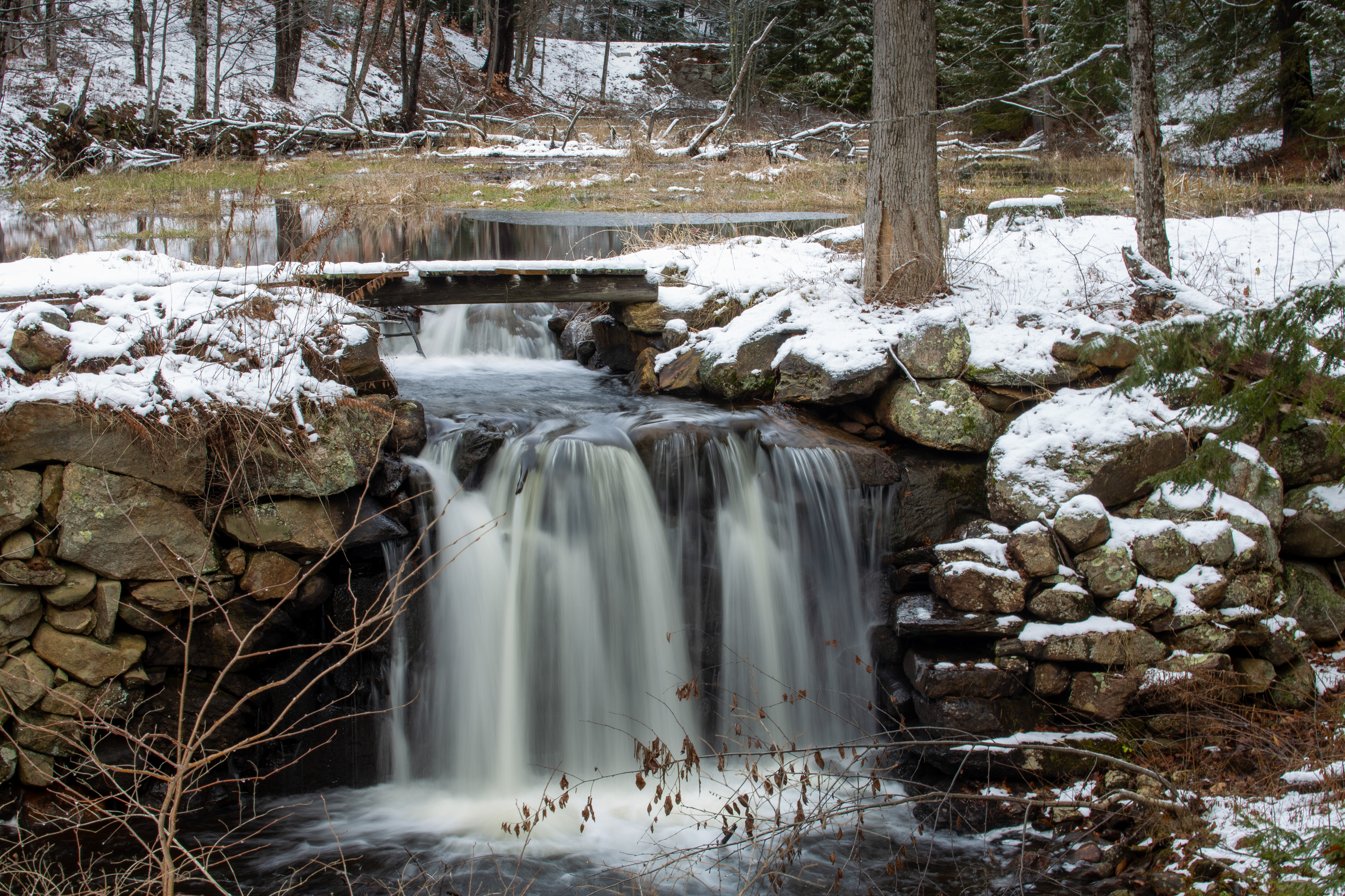 Meadow Pond Waterfall No1