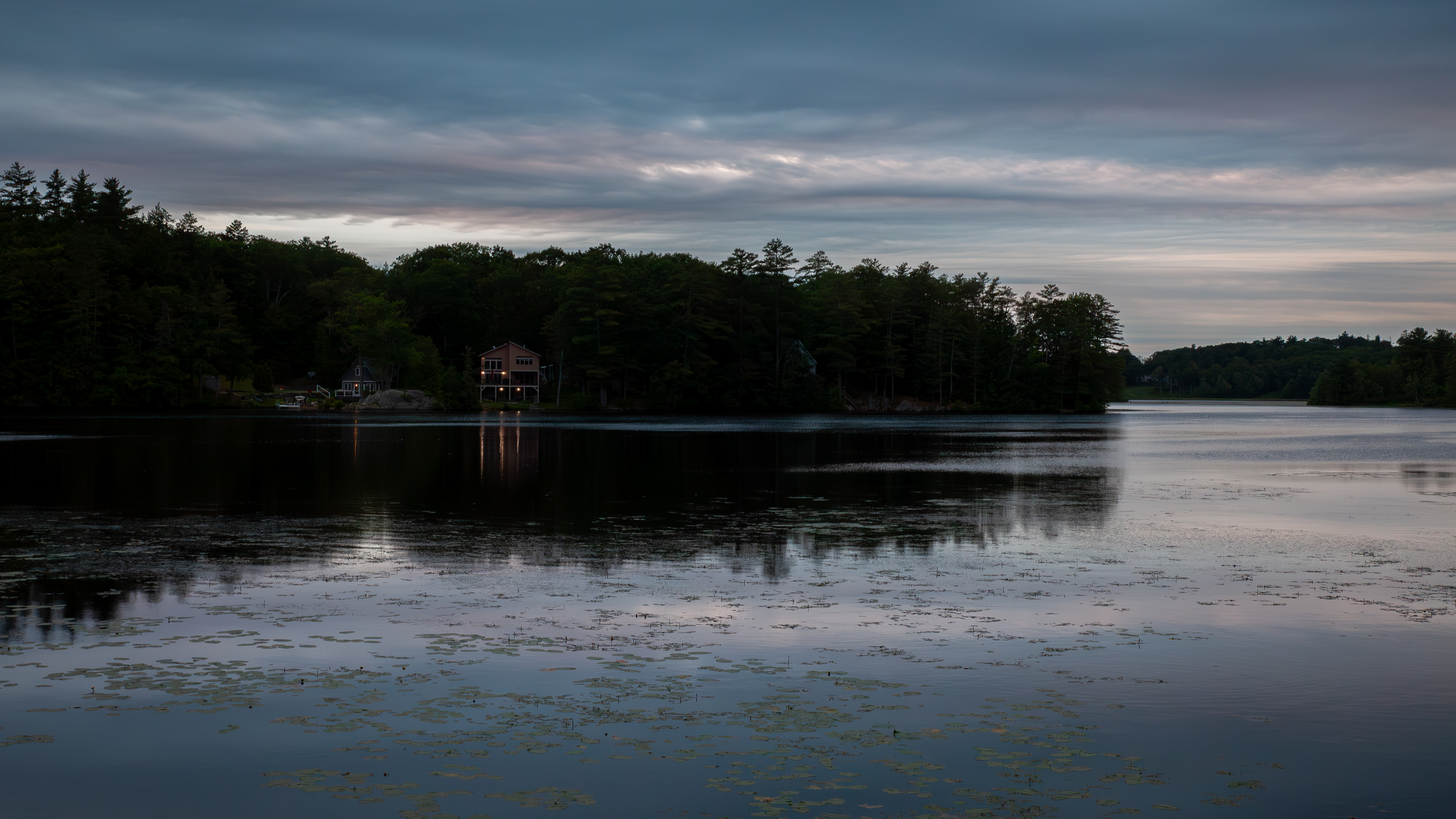 Shellcamp Pond Blue Hour No1