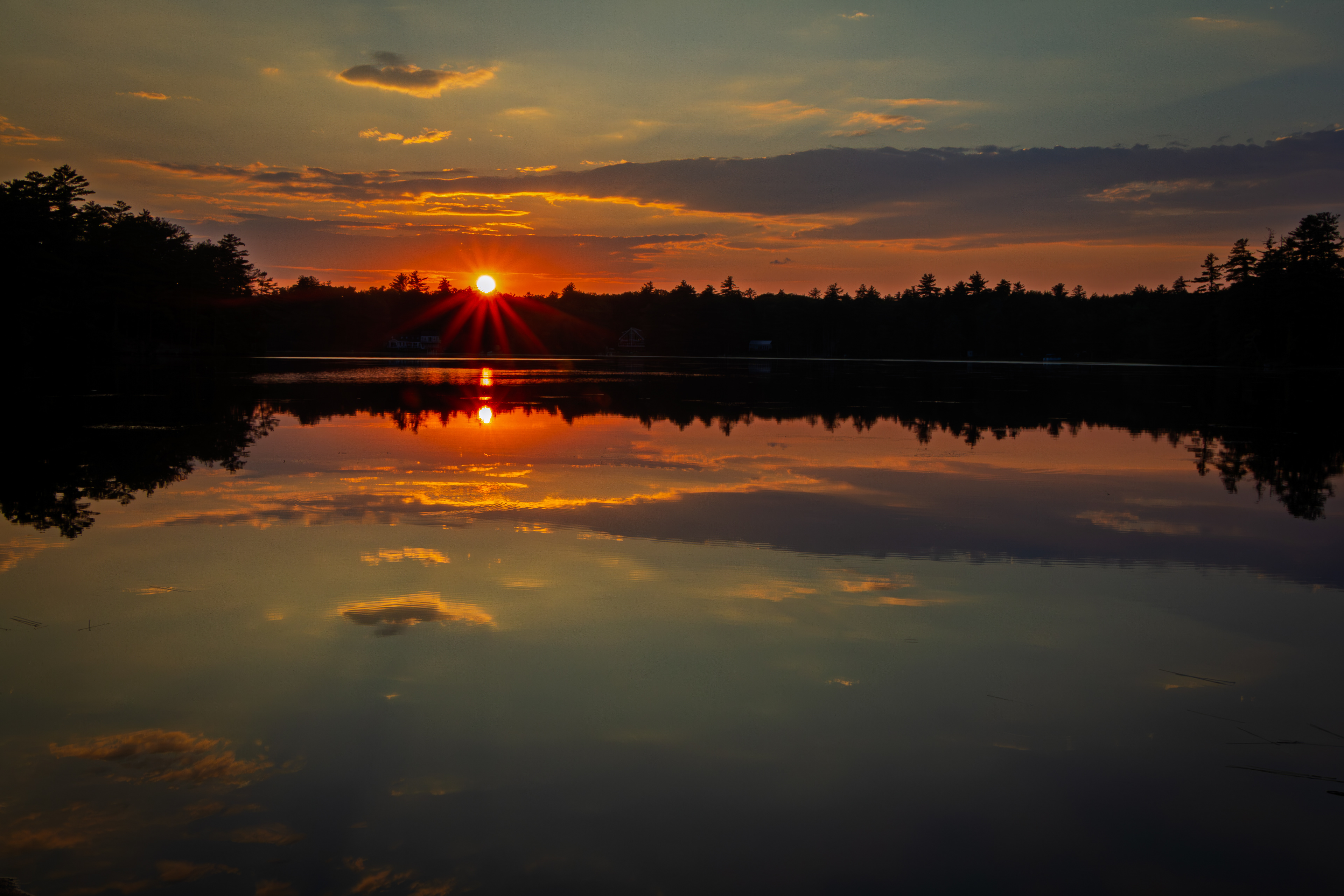 Shellcamp Pond Sunset No4 - July 6, 2025
