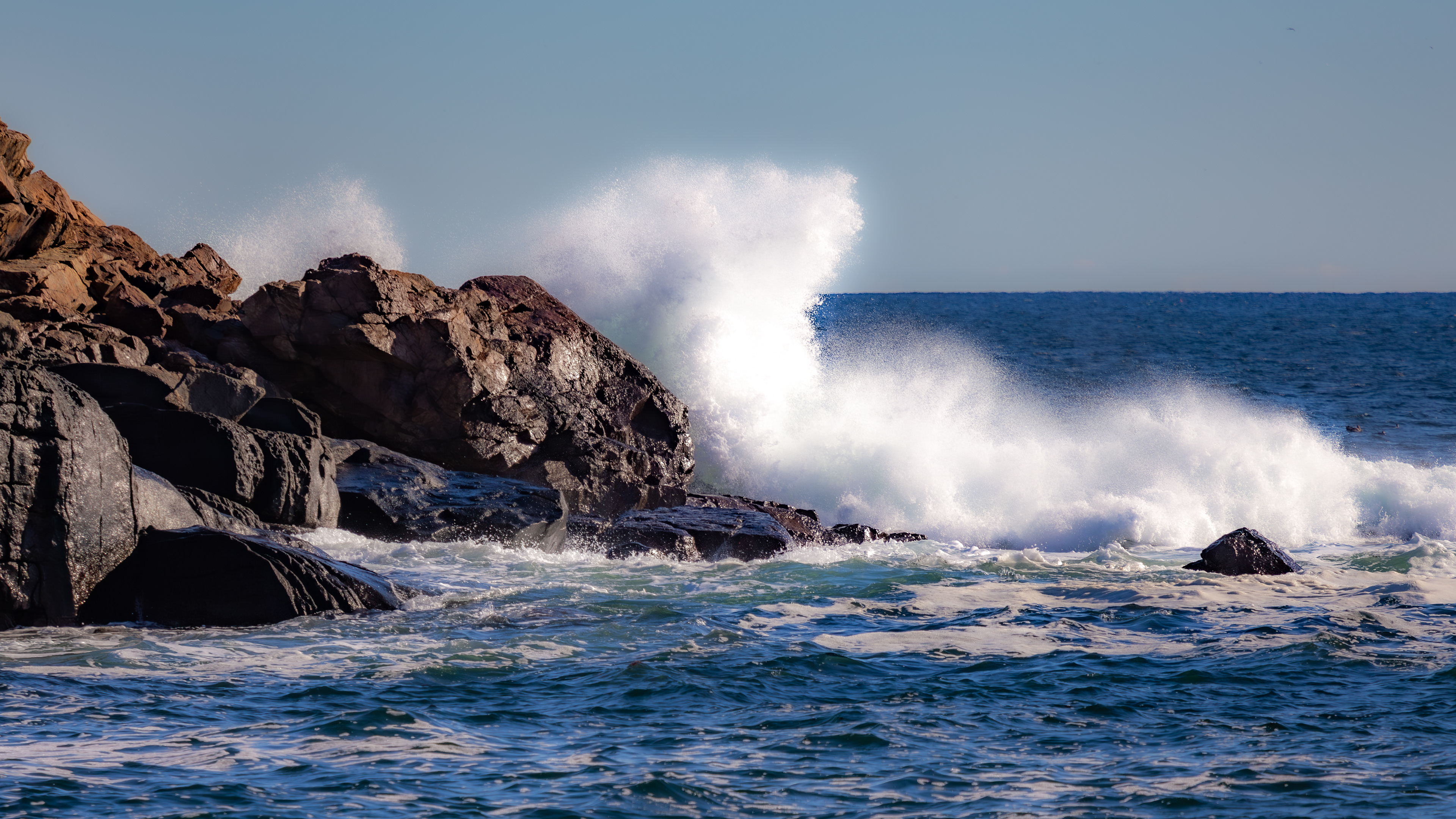 Crashing Surf at Nubble Island No2