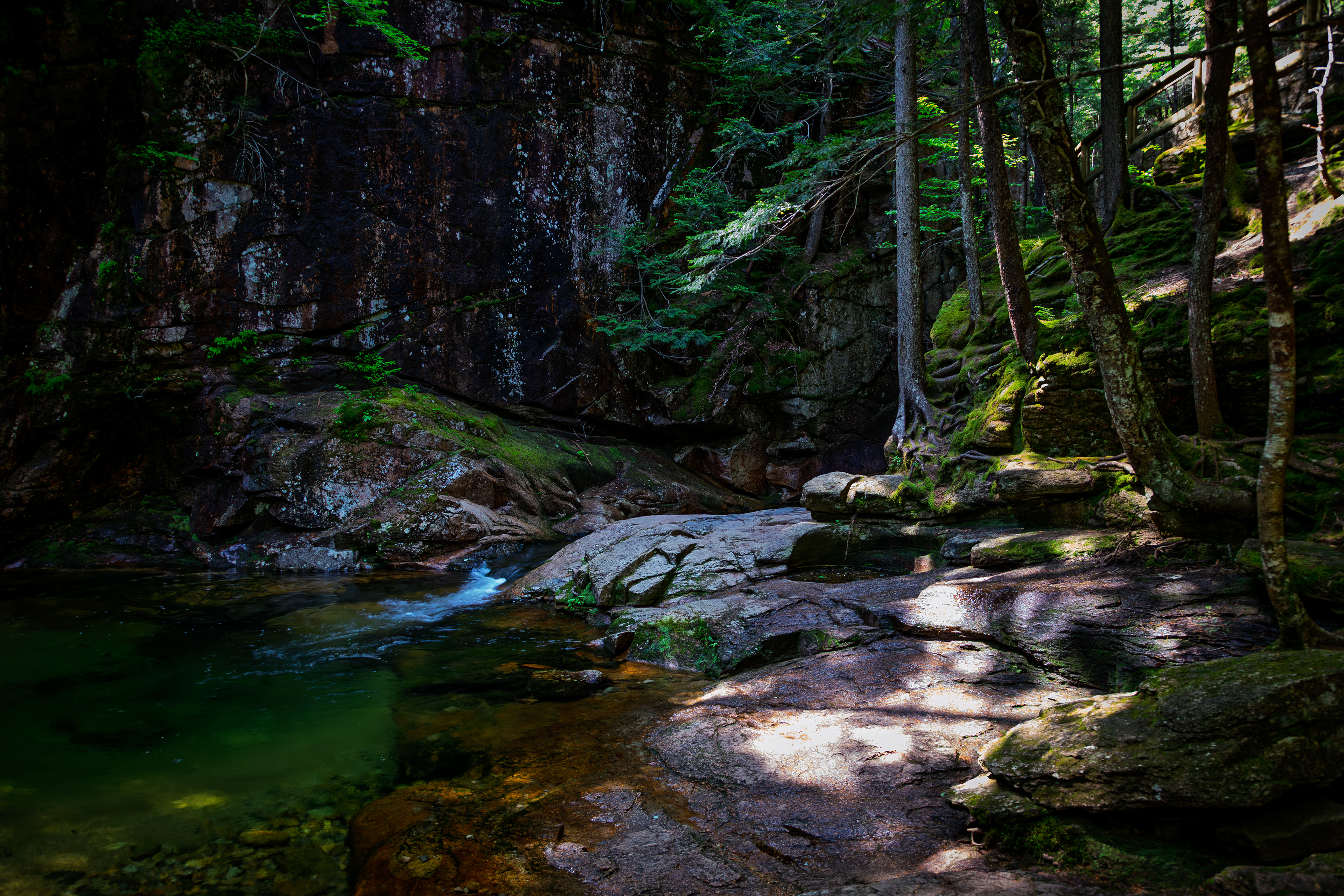 Base of Sabbaday Falls - June 15, 2025