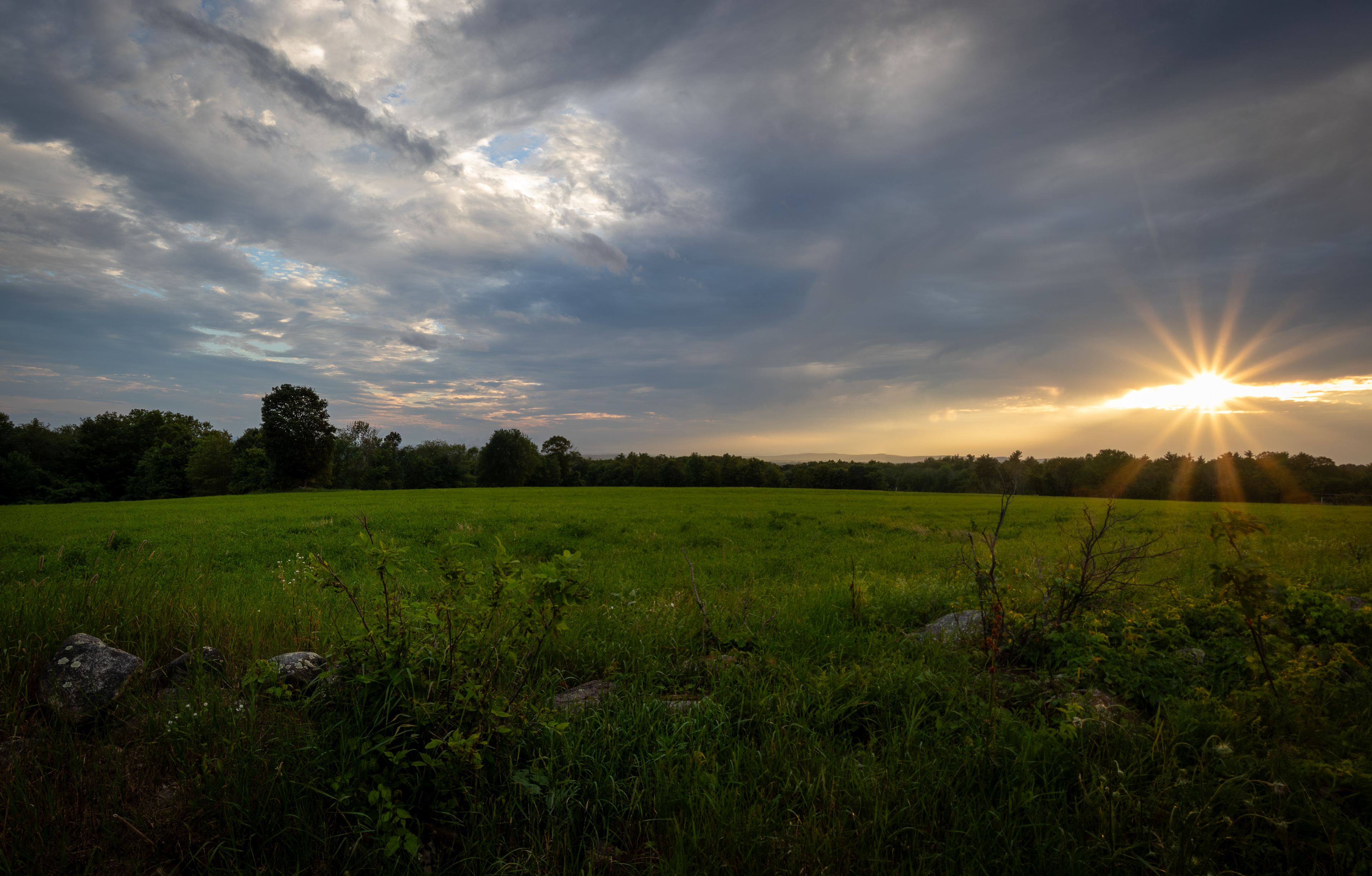Sunset at Loudon Ridge Road - July 7, 2025