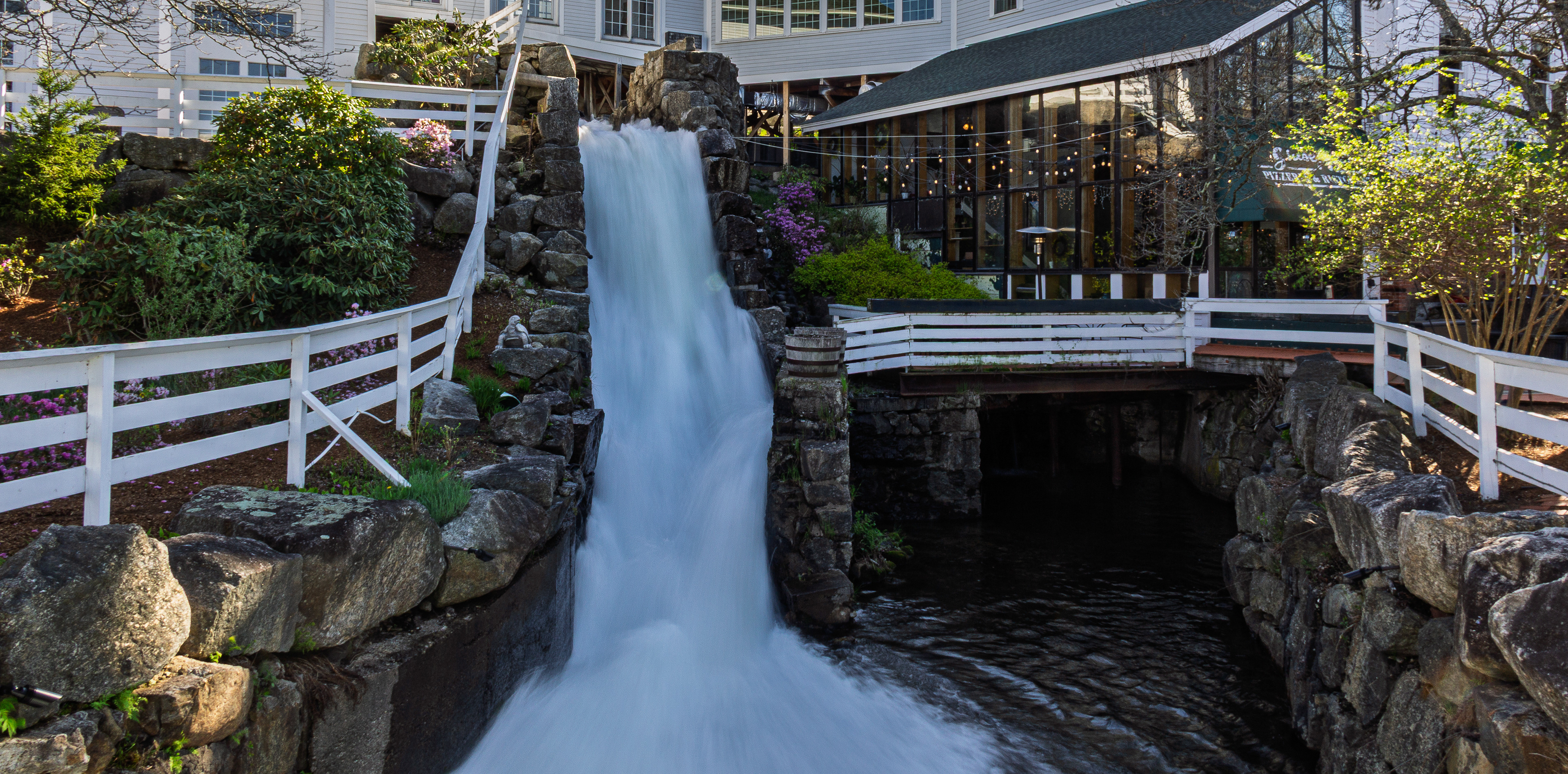 Waterfall at Mill Falls Marketplace No4