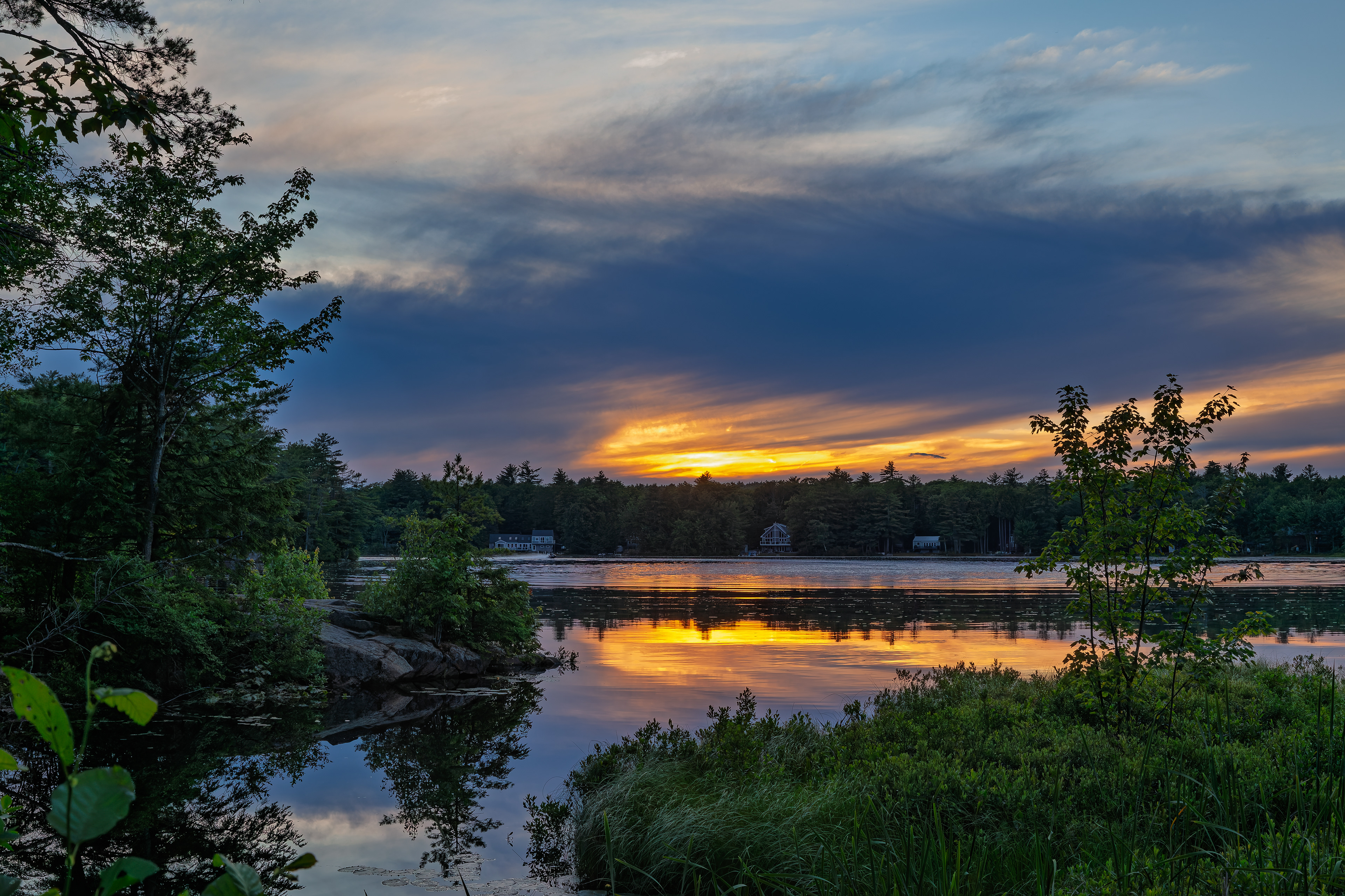 Shellcamp Pond Sunset - June 24, 2026