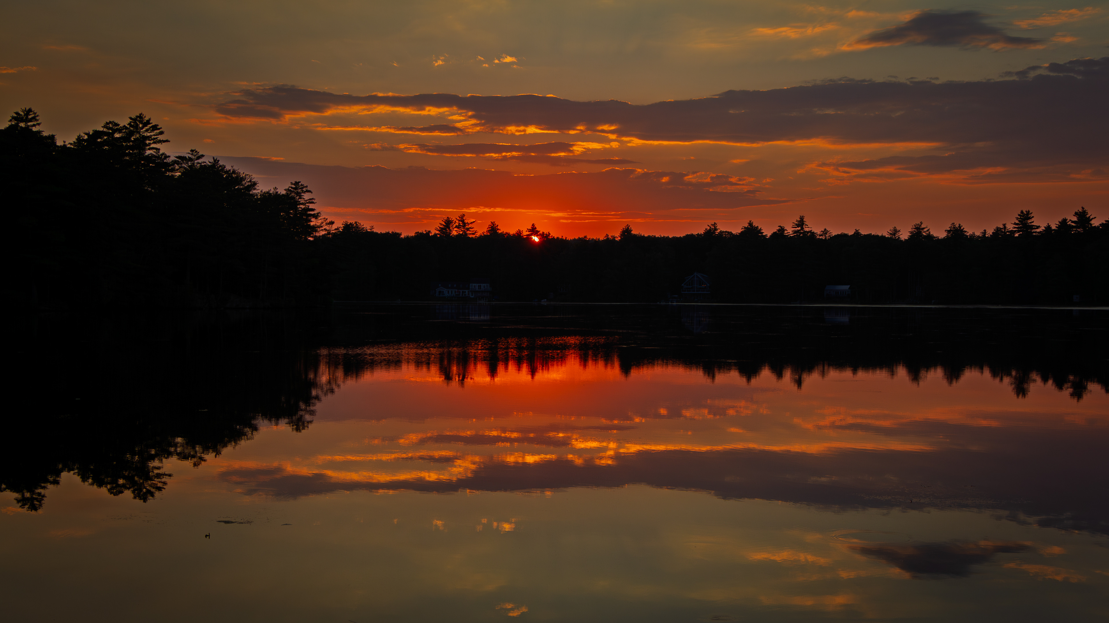 Shellcamp Pond Sunset No5 - July 6, 2025