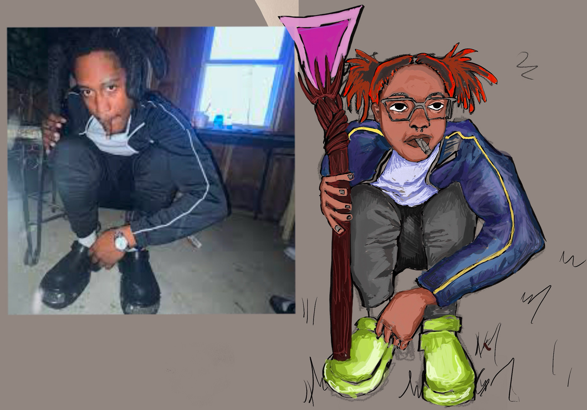 " Wizard Marnie in Nike Tech"