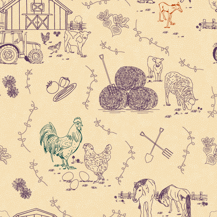 Farmyard Toile 2