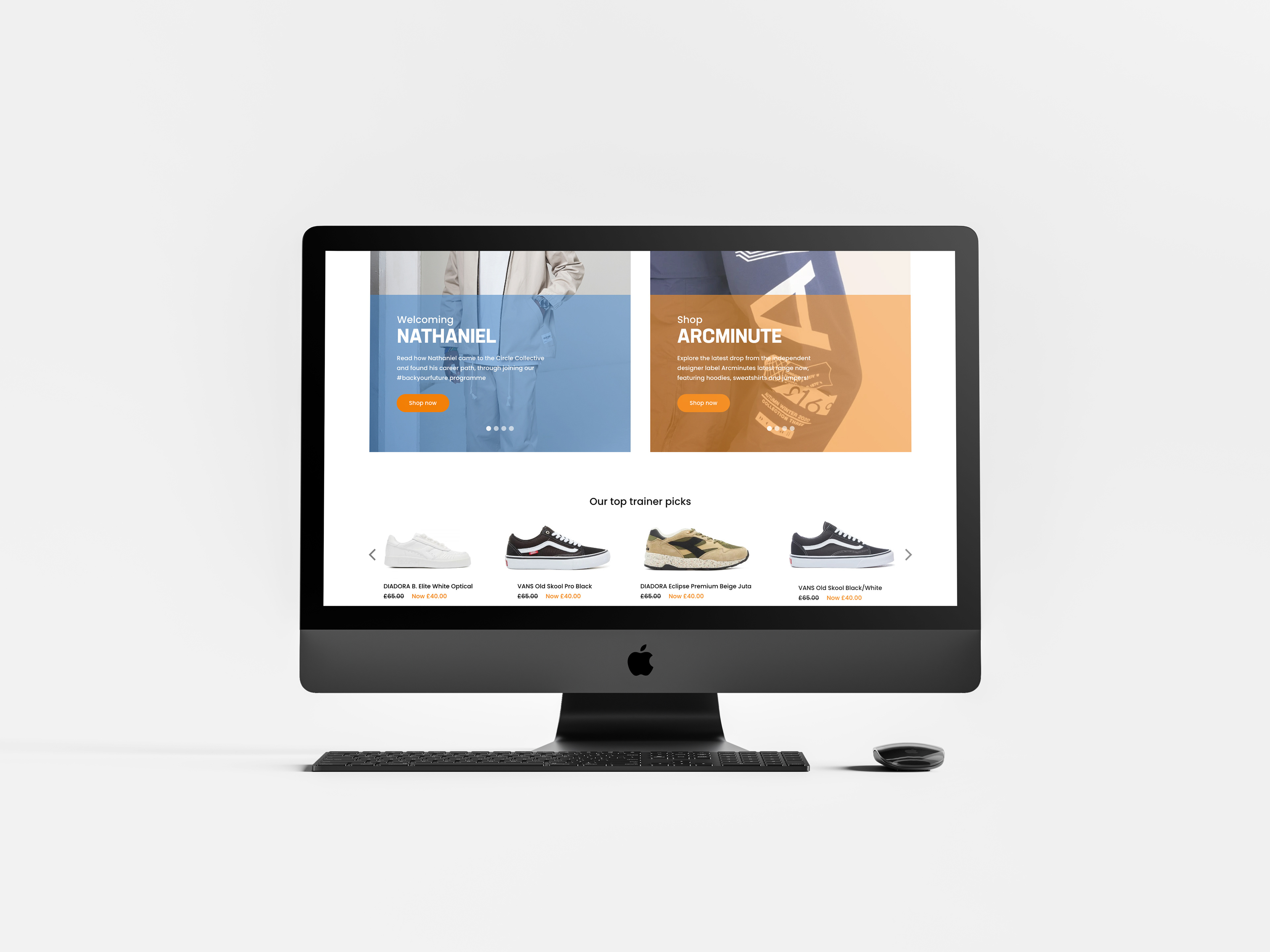 The homepage.