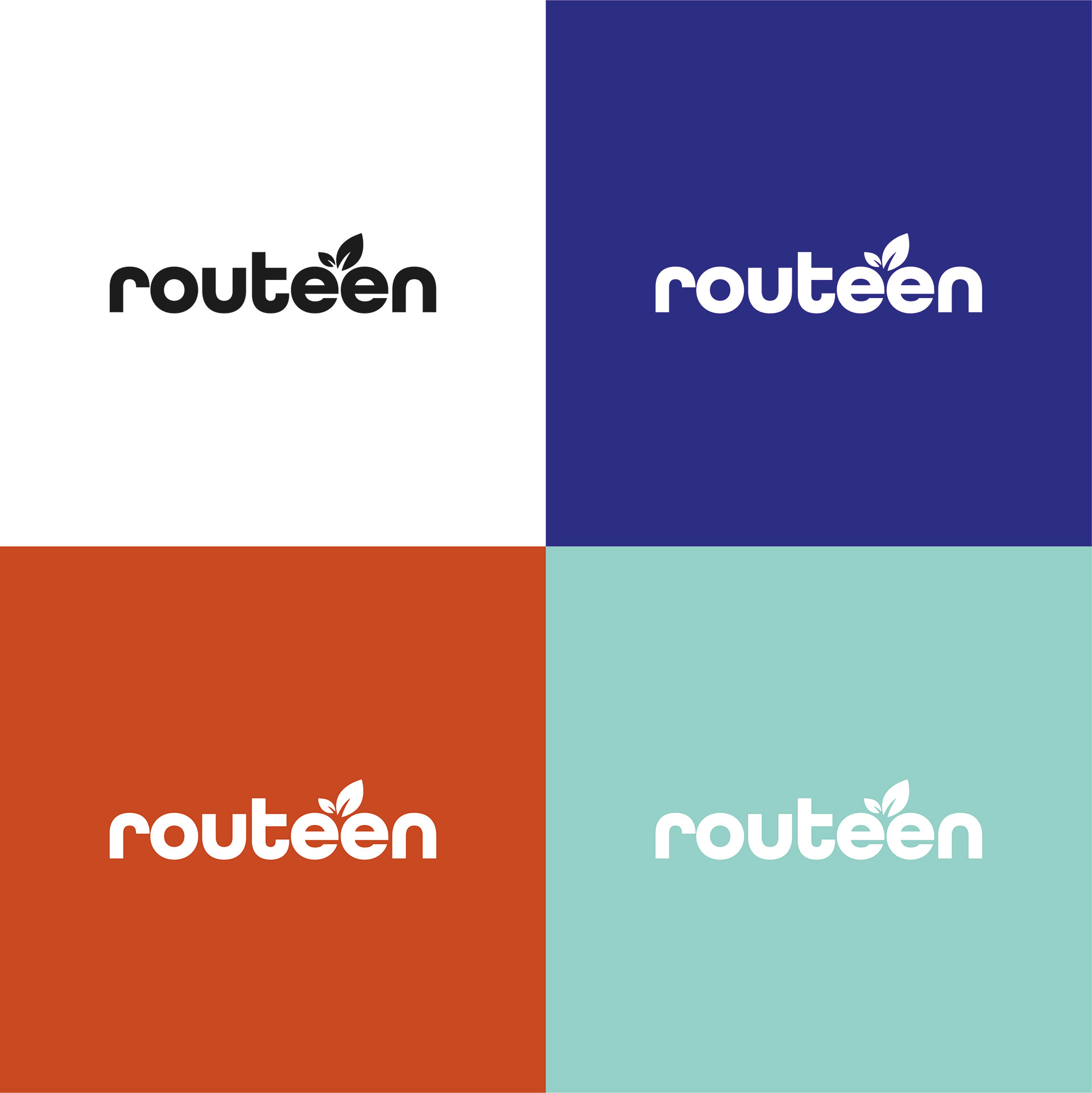The brand identity for Routine skincare
