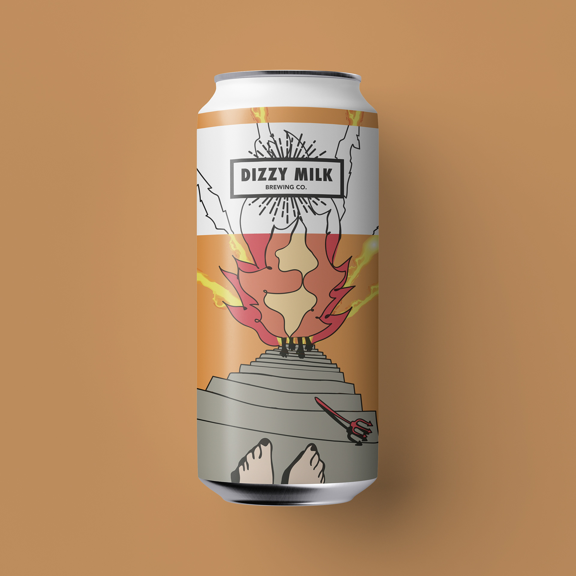 Front view of the 'Szechuan Juice' beer label.