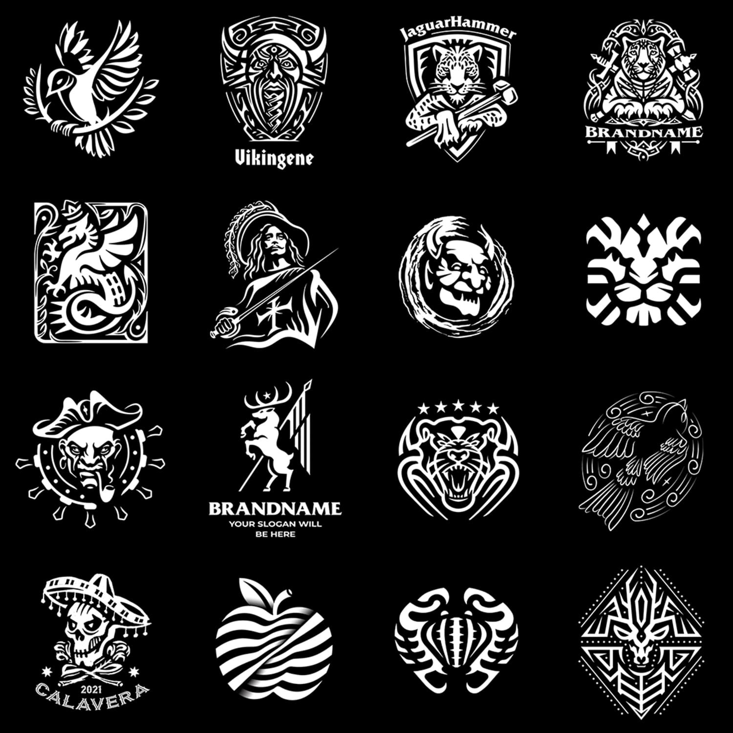 Logo set-1-by Dmitriy Dzendo