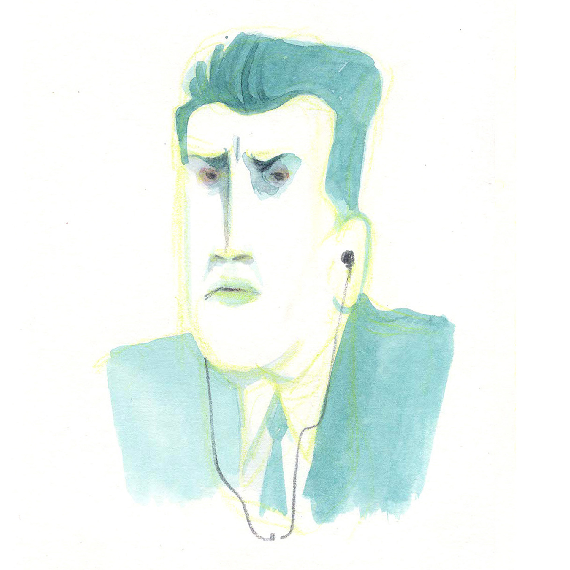 David Lynch, Twin Peaks, ink and pencils