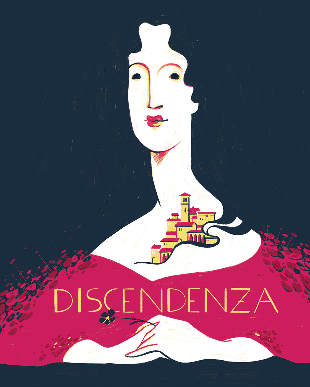 Discendenza, wine label for Wine 52 Edinburgh