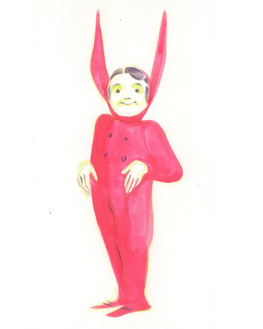 Spooky sketchbook, ink and pencils