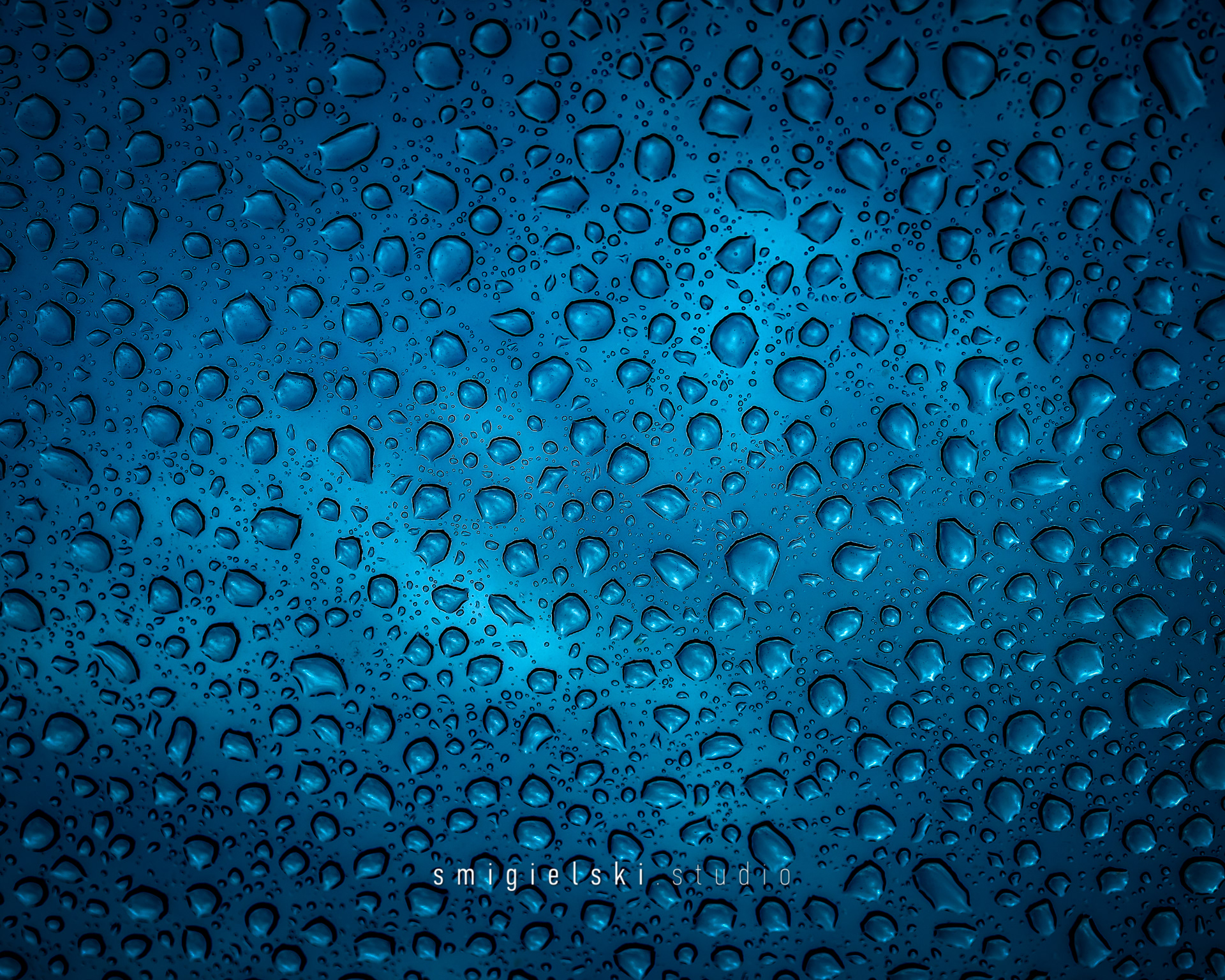 water drops on the glass background texture