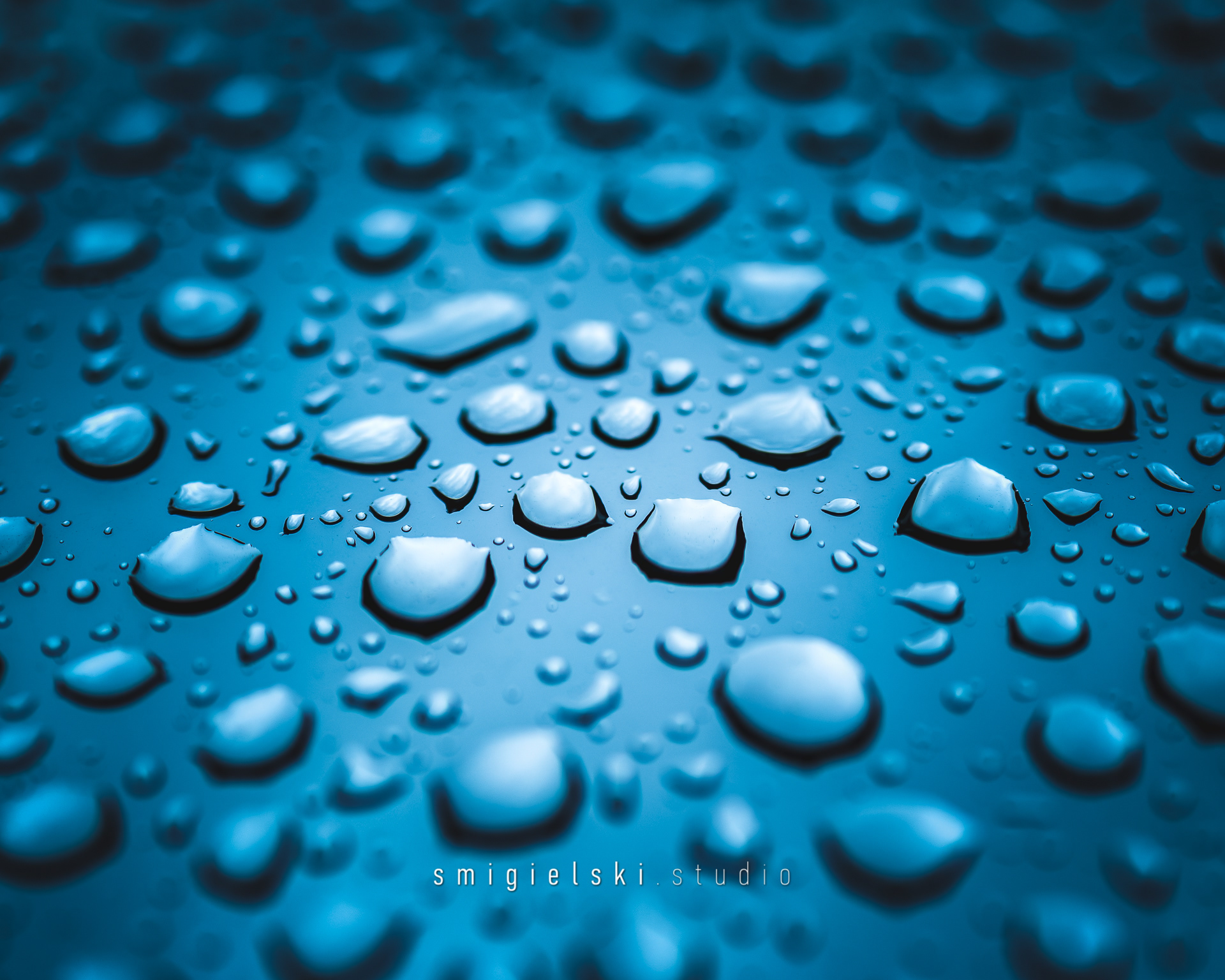 water drops on the glass background texture