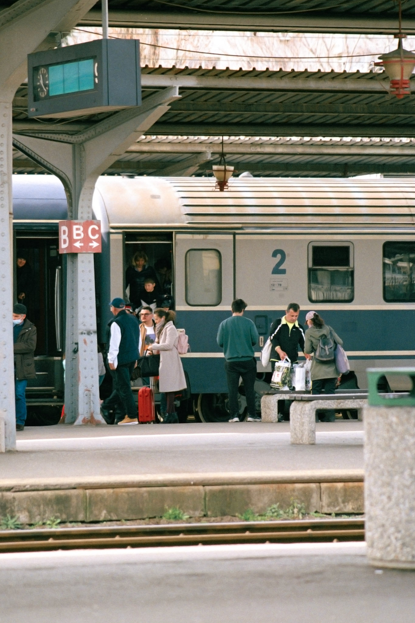 Gara de Nord on expired Fujicolor C200