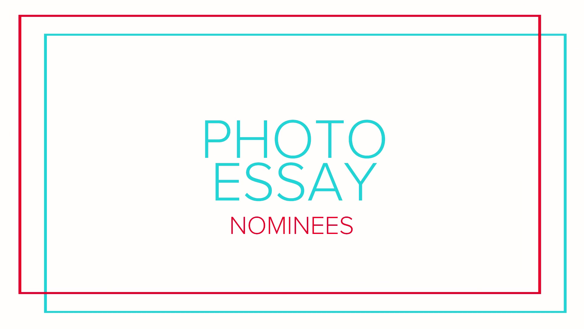 Title card for photo essay section