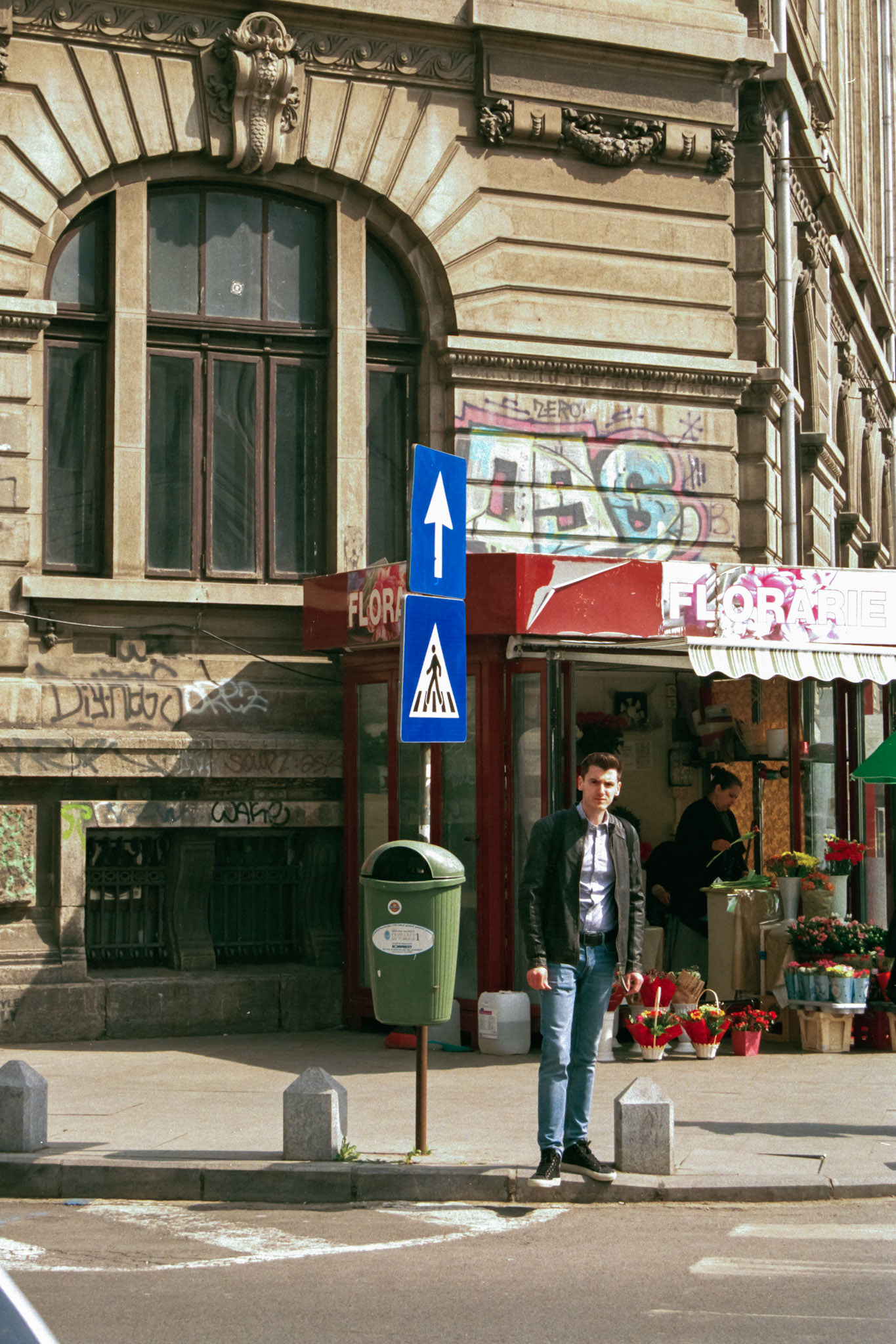 Strada Academiei on expired Fujicolor C200