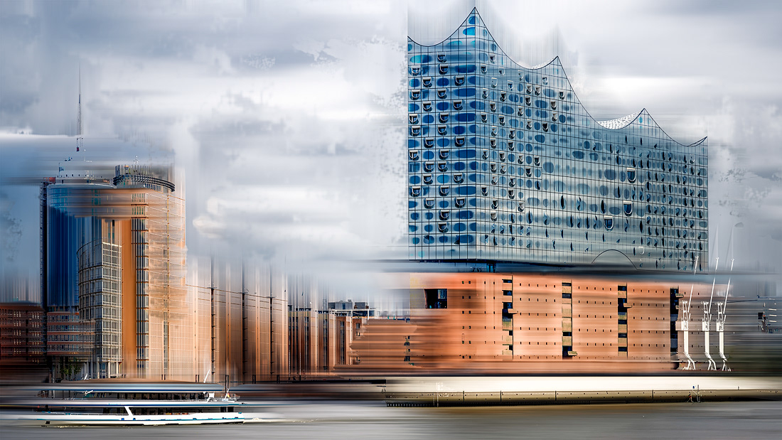 NICOLE HOLZ FOTOGRAFIE: Von der Fotografie zur Abstraktion - Elbphilharmonie Hamburg. Die maritime Stadt Hamburg an der Elbe mit ihrem neuen Wahrzeichen Elbphilharmonie als urbane Landschaft zeitgenössisch interpretiert.