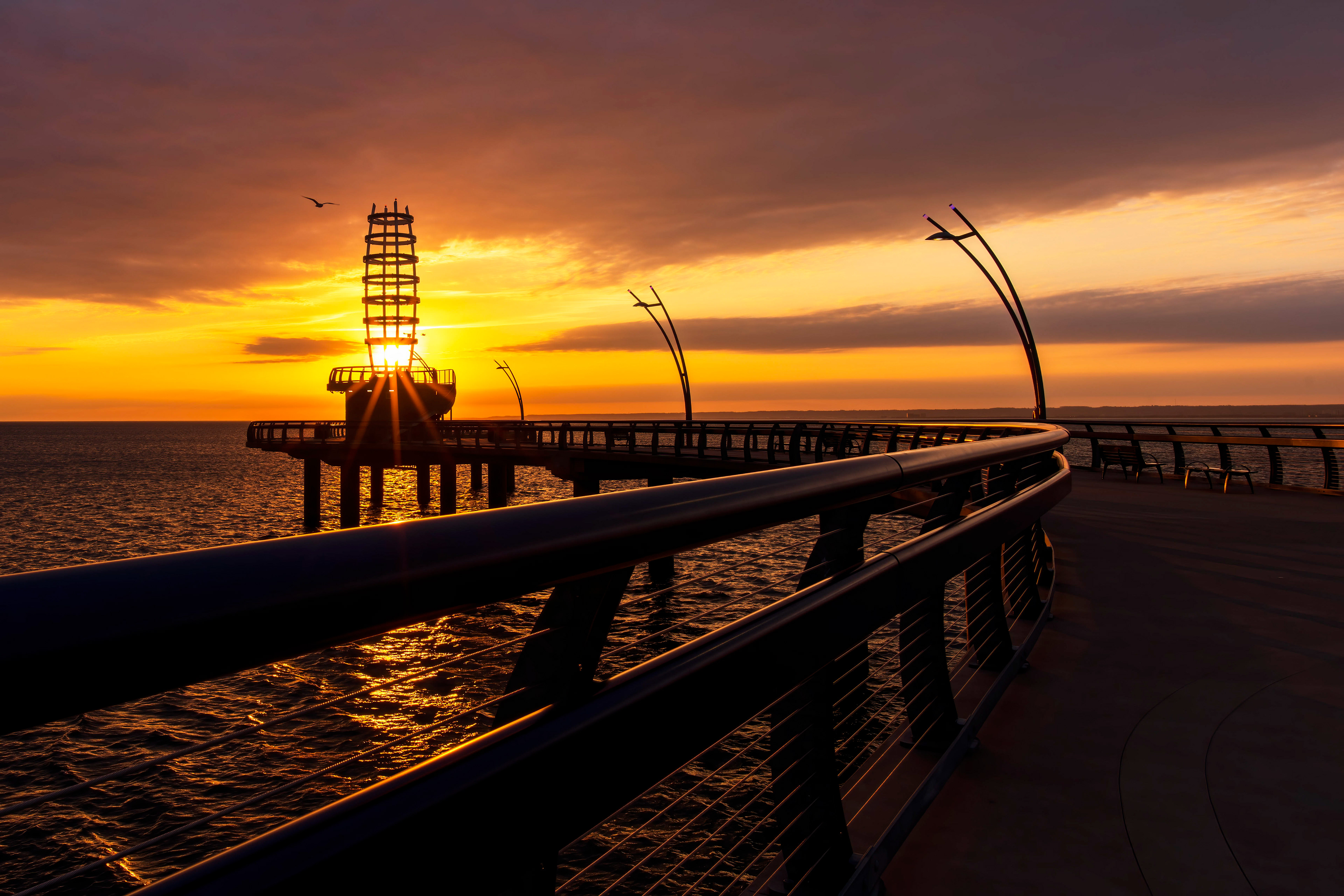 Sunrise Brant Street Pier - Burlington