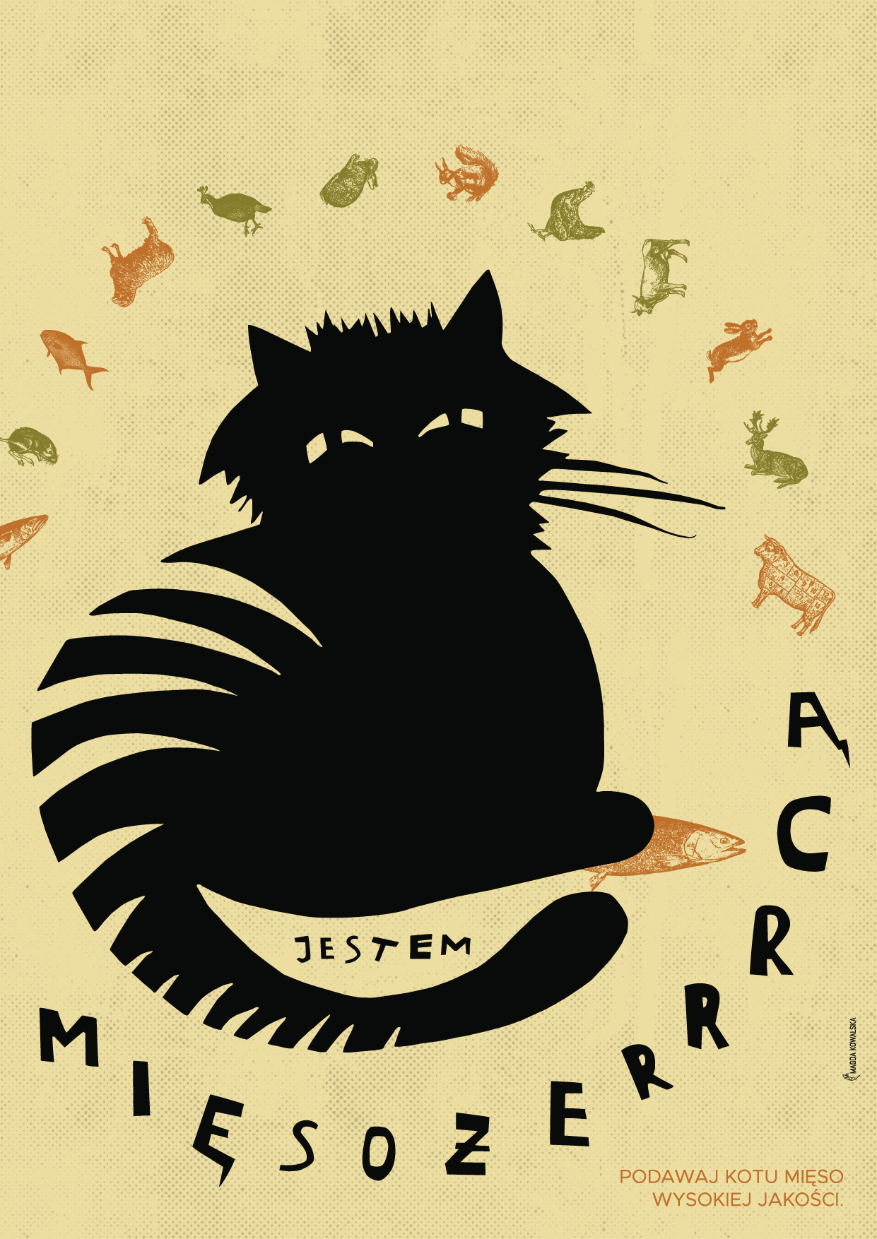 I'M A MEAT EATER | Feed your cat with high-quality meat.