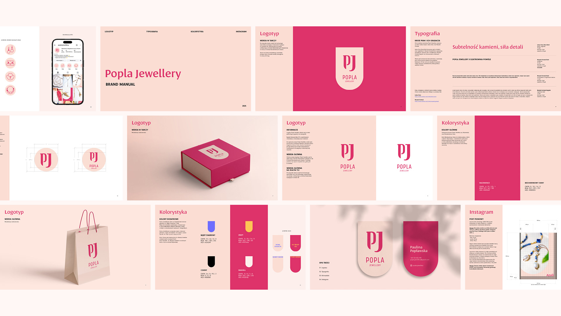 Brand Manual for the boutique jewelry brand.
