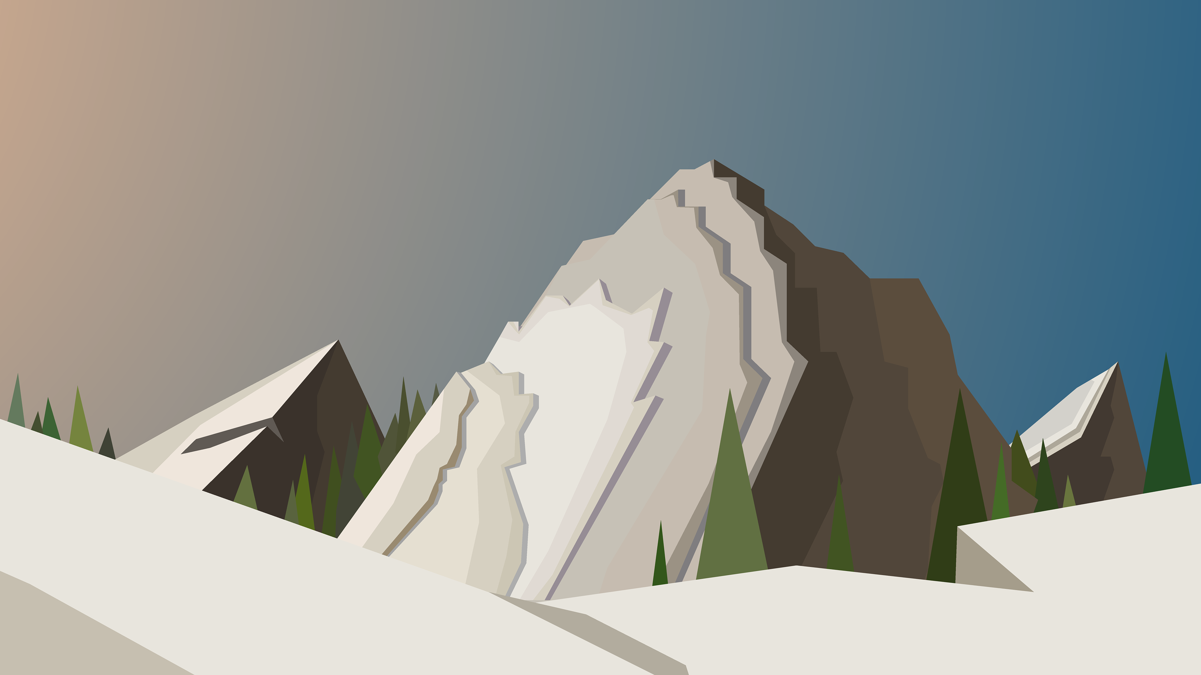 Paysage vectoriel - 2