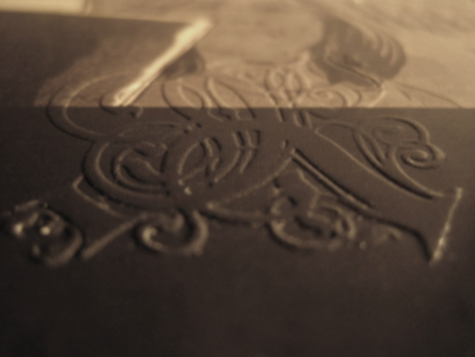 embossing front
