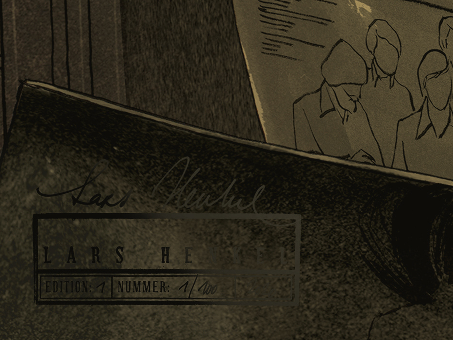 stamp, number & signature