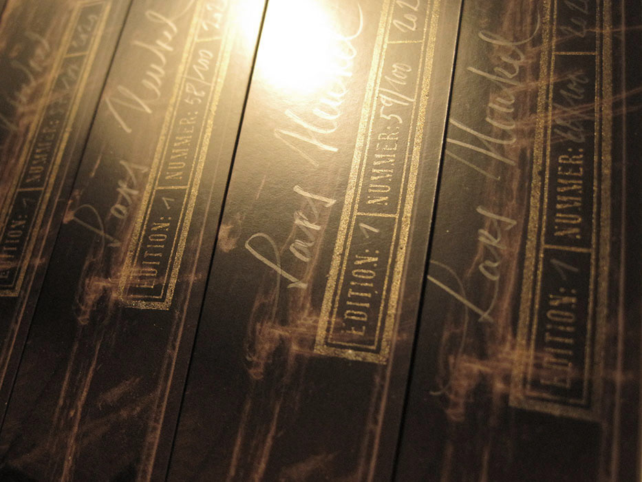 signature back (copper + pencil)