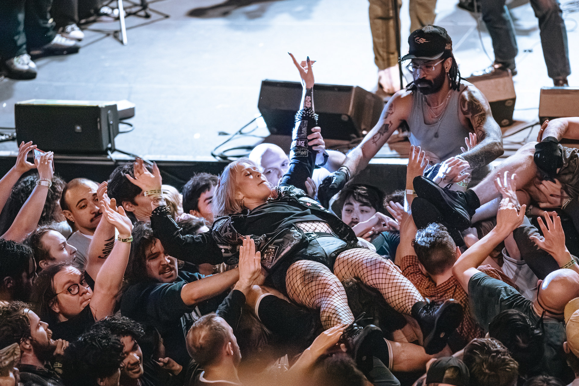 Crowdsurfer during Haywire