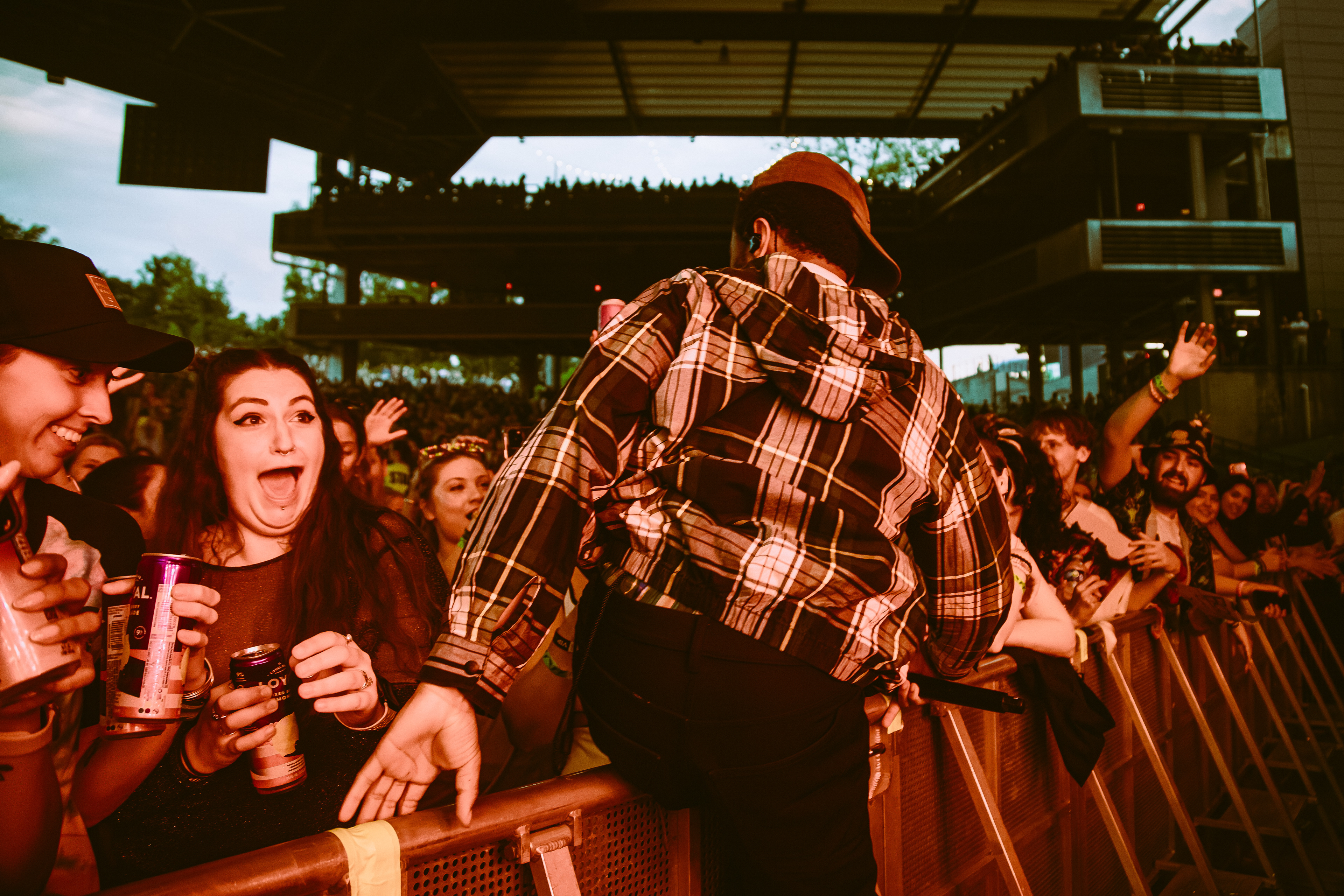 Kevin Abstract goes into the crowd: https://parklifedc.com/2024/08/21/live-review-glass-animals-merriweather-post-pavilion-8-17-24/