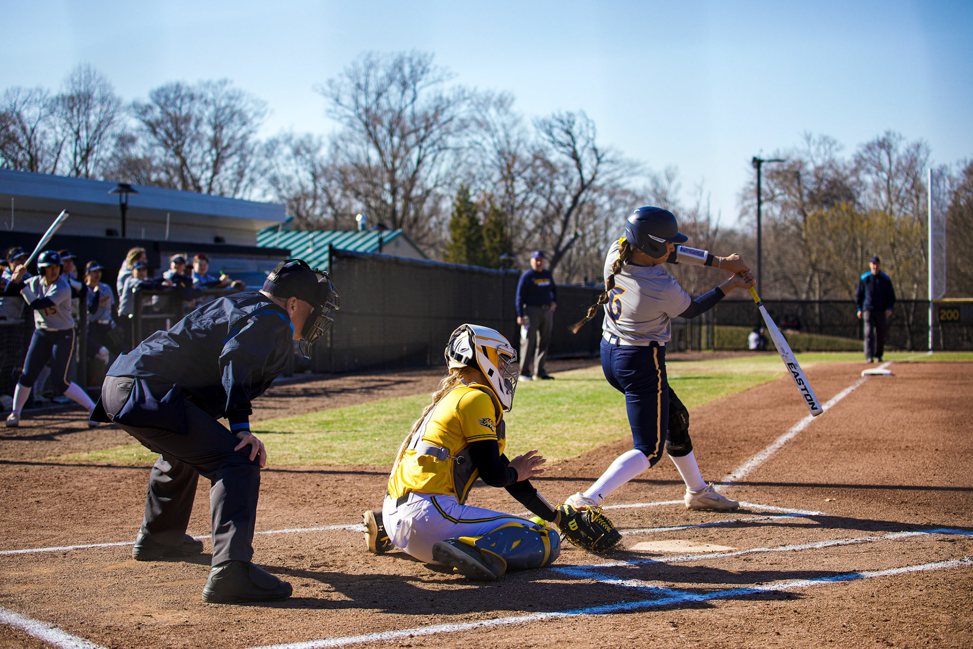 Catcher No. 18 Addie Ferguson