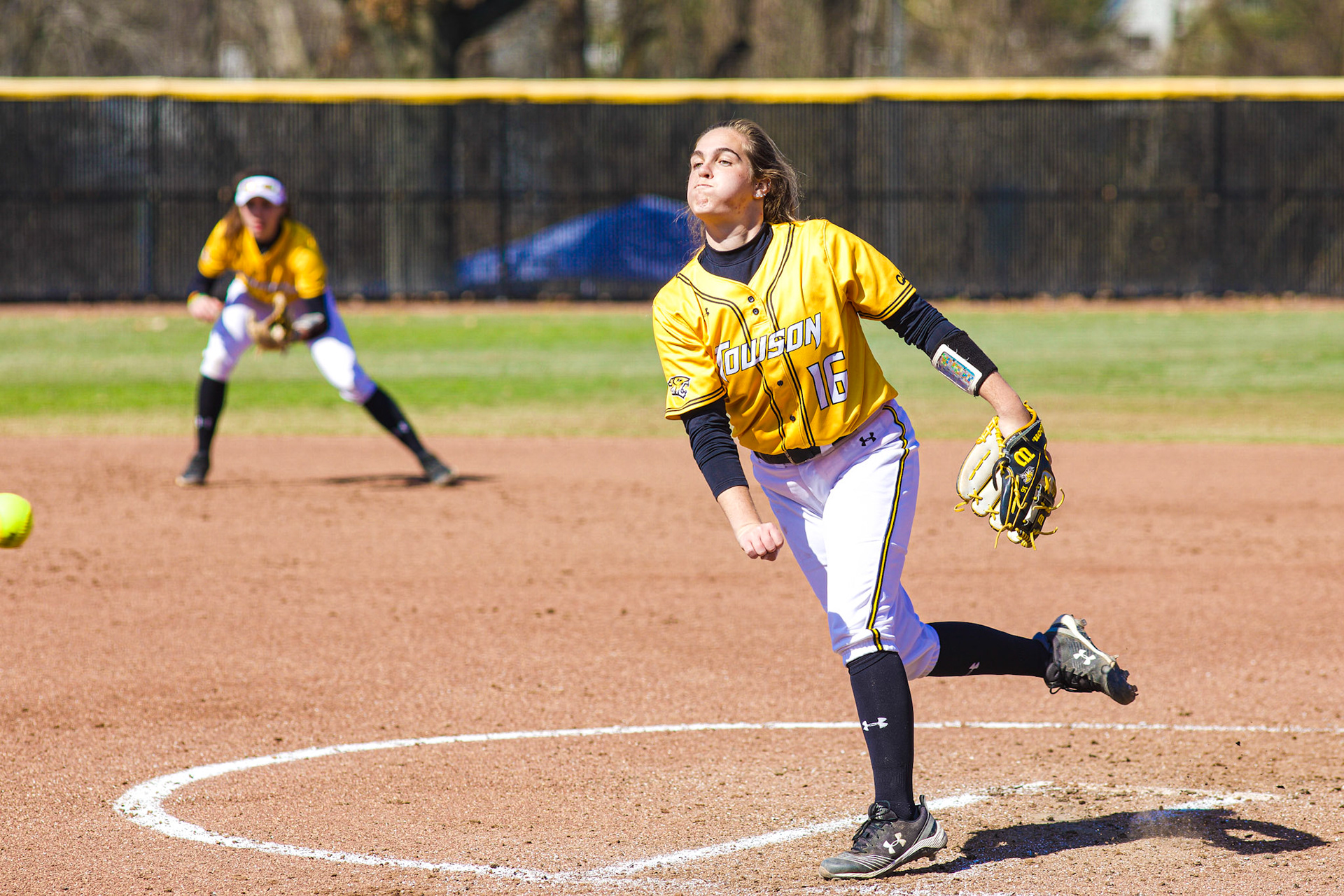 Pitcher No. 16 Erin Brown