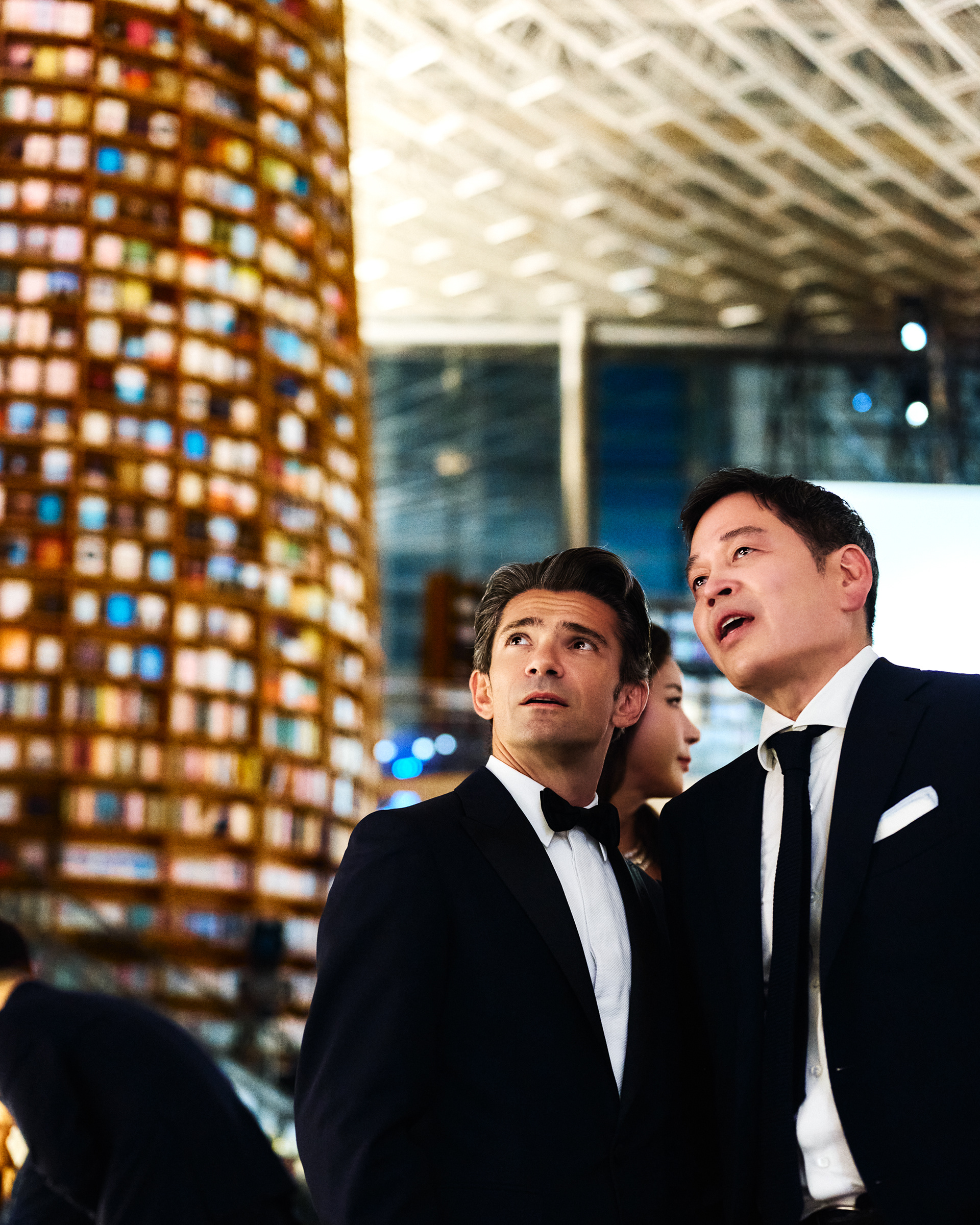 Gautier Capuçon, Cellist; Jihui Han, Flutist & Yong-jin Jeong, Chairman of Shinsegae Group