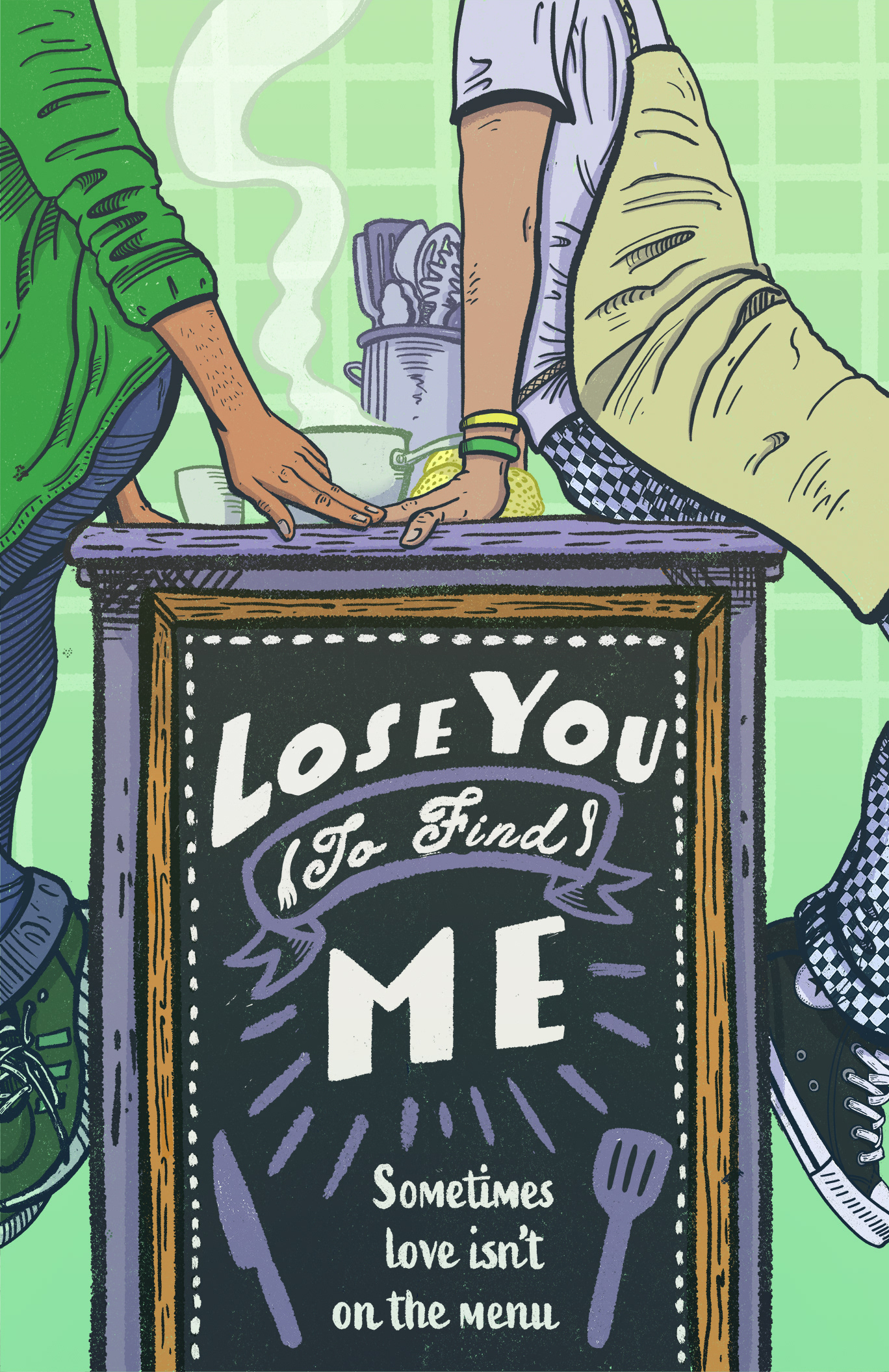 Lettering and illustration for "Lose You To Find ME" Hachette Children's Books