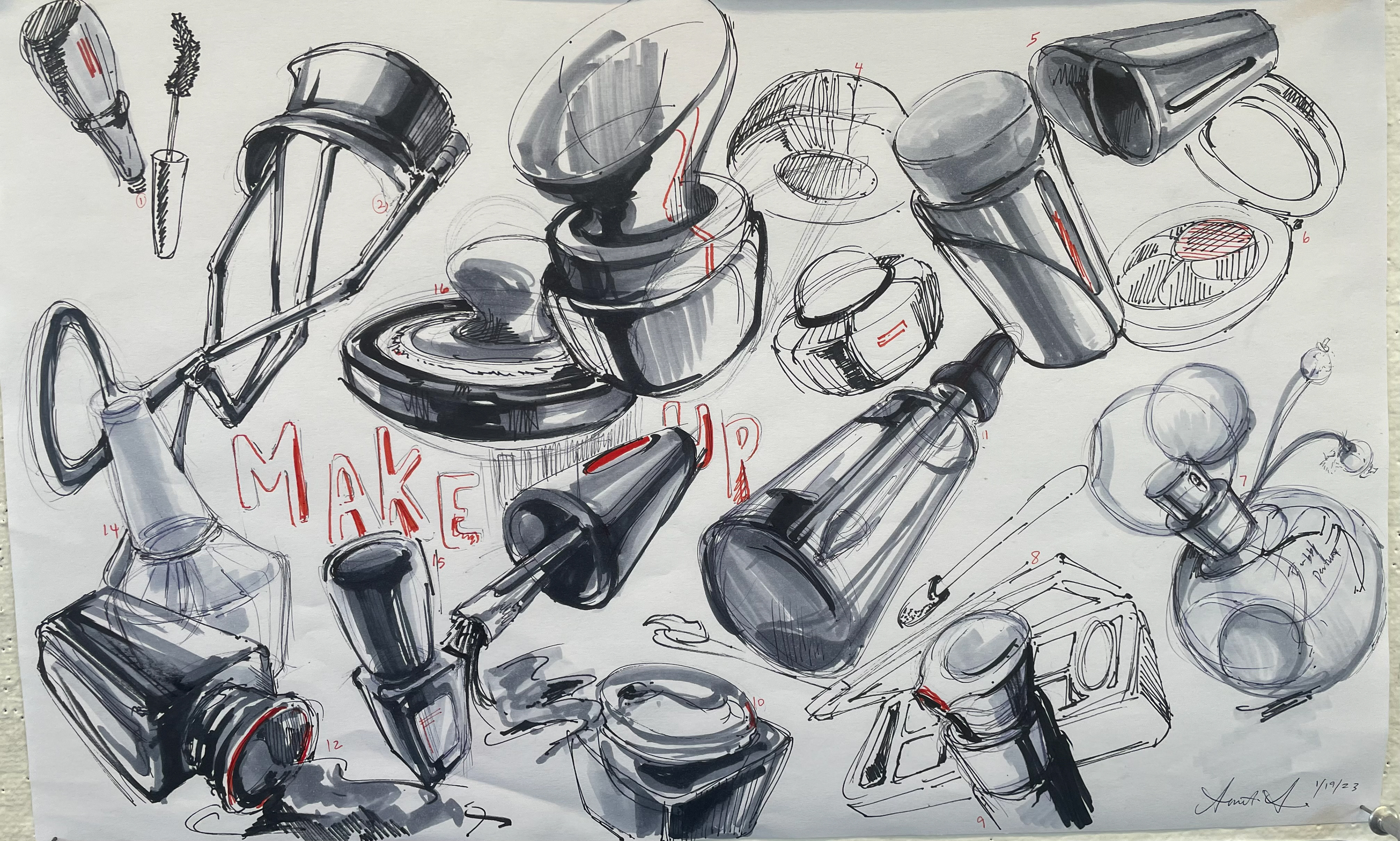 Makeup Form Study