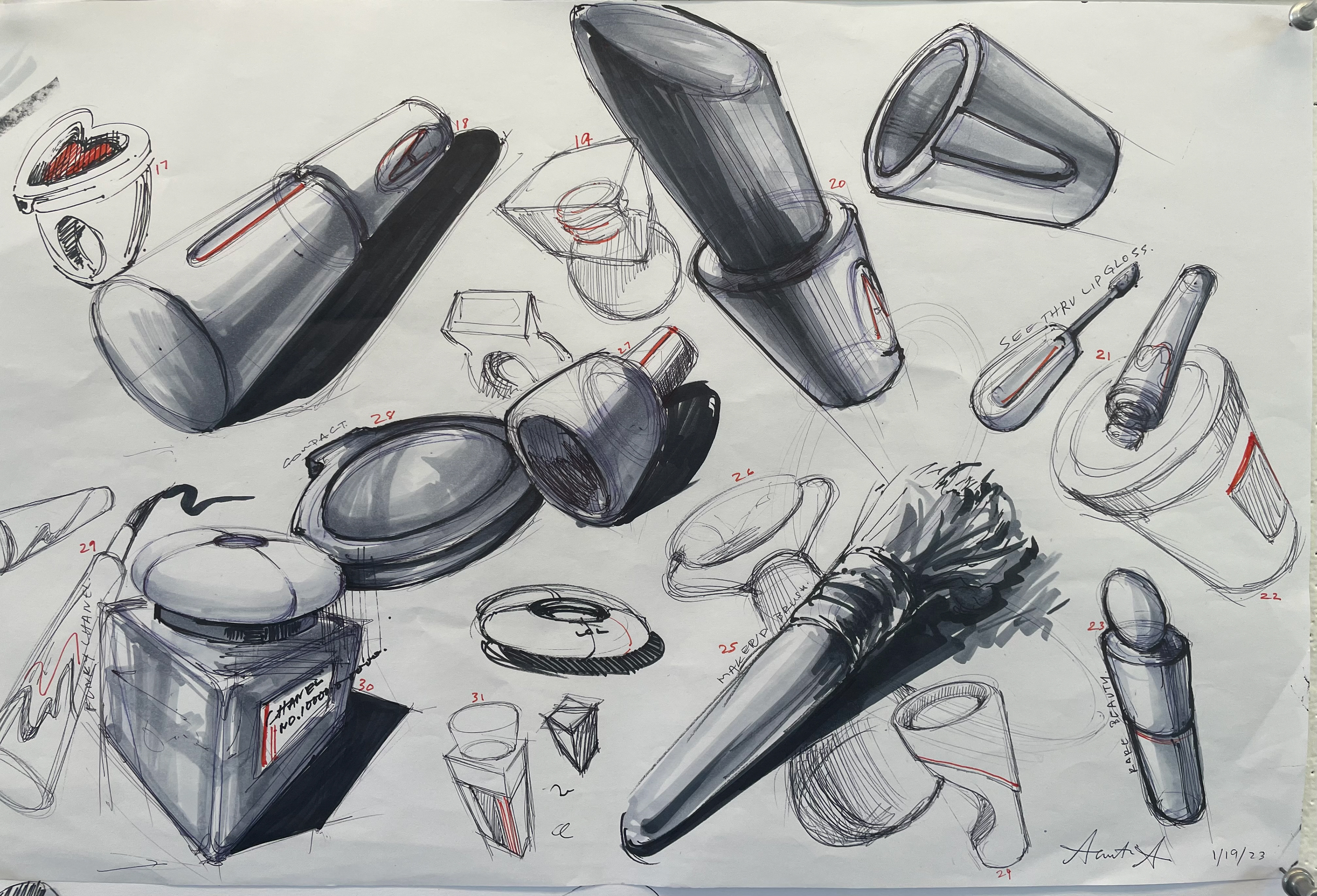 Makeup Form Study