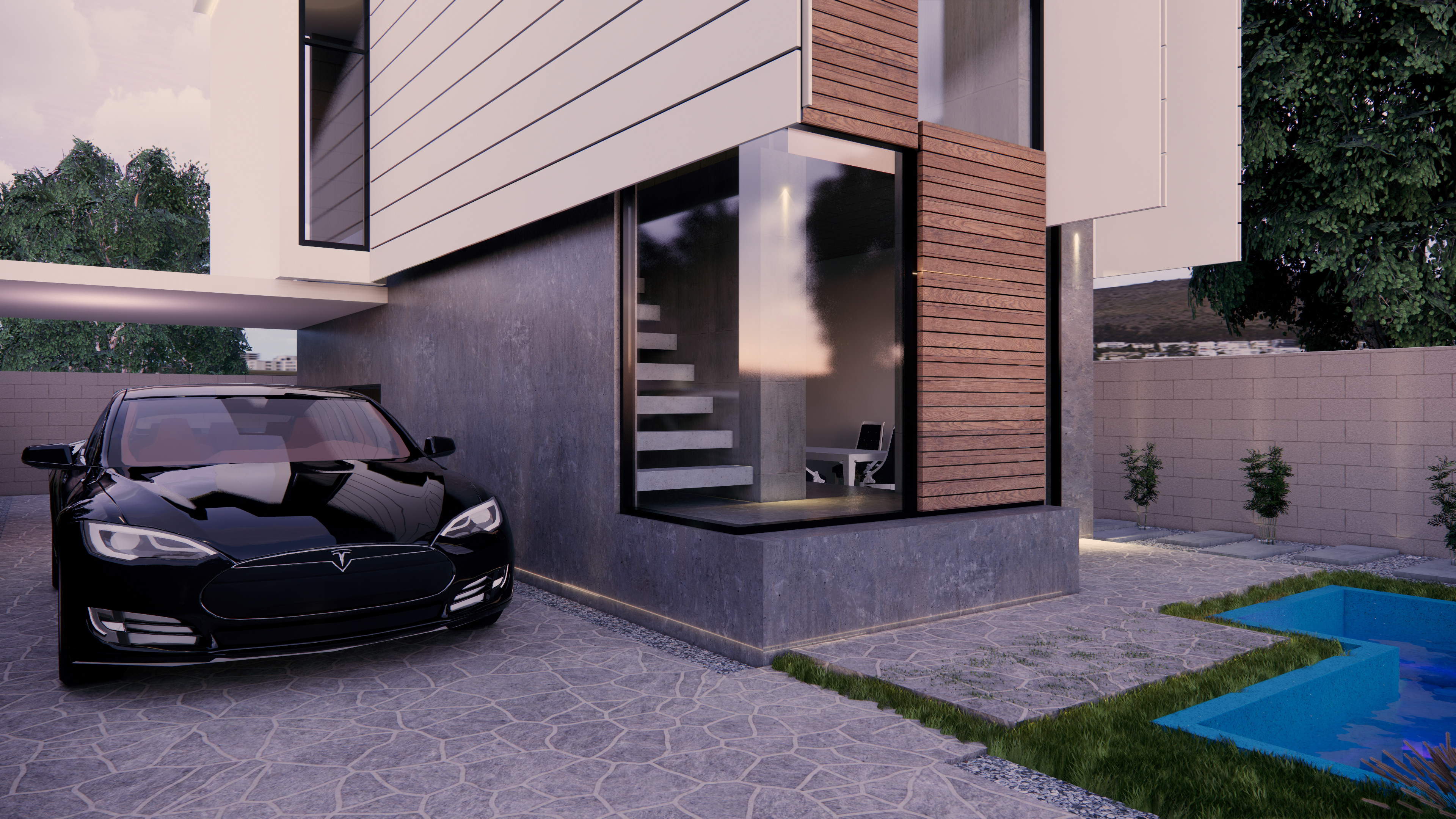 منار كريزم- المشروع النصفي