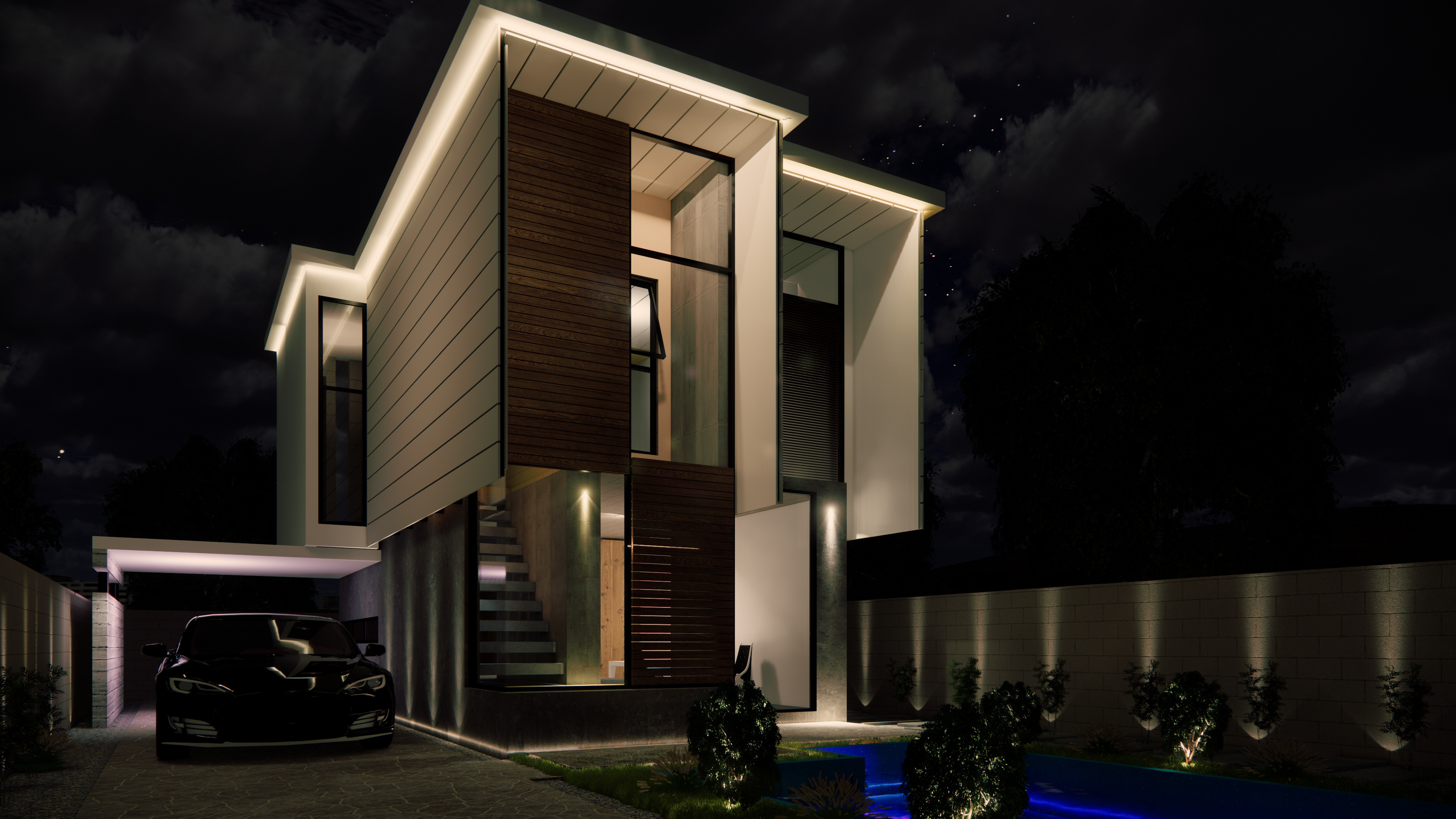 منار كريزم- المشروع النصفي