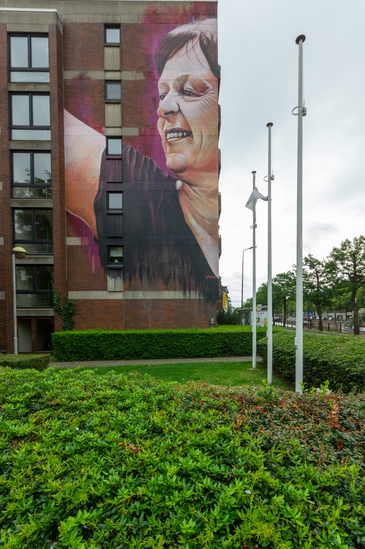 Zijgevel dienstencentrum De Horizon