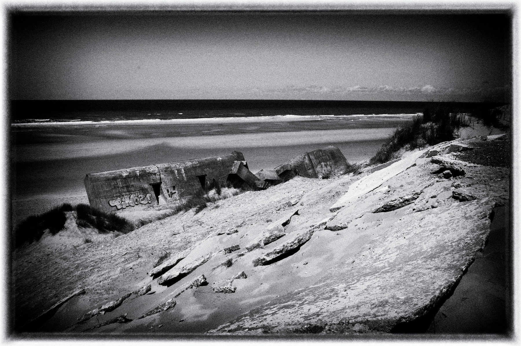 Blockhaus en strand